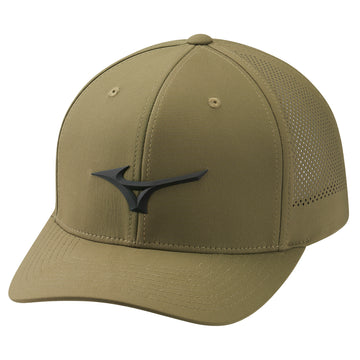mizuno-golf-tour-vent-adjustable-cap-52ff2001p-dark-olive-35