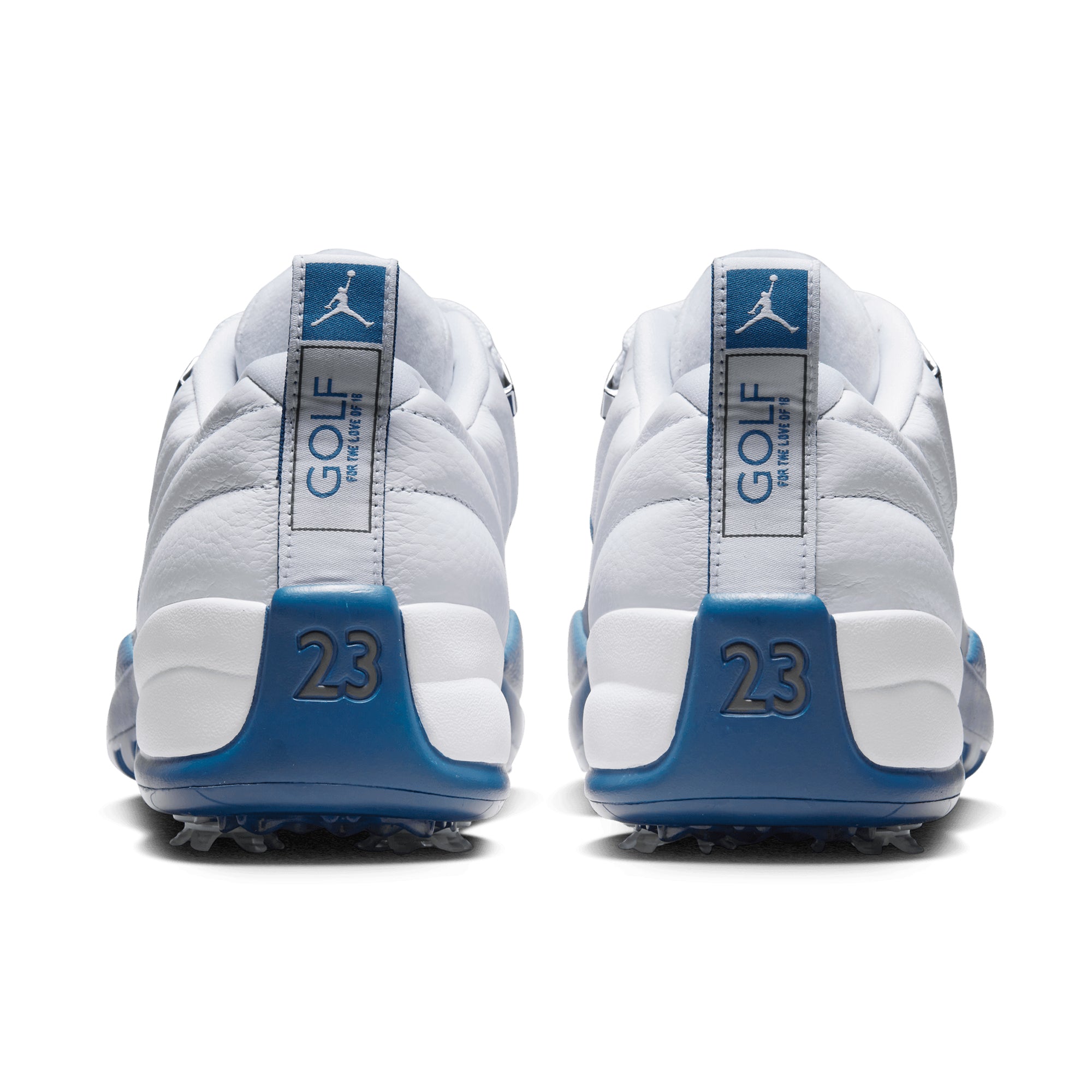 Nike Air Jordan 12 Low Golf Shoes DH4120 White Metallic Silver