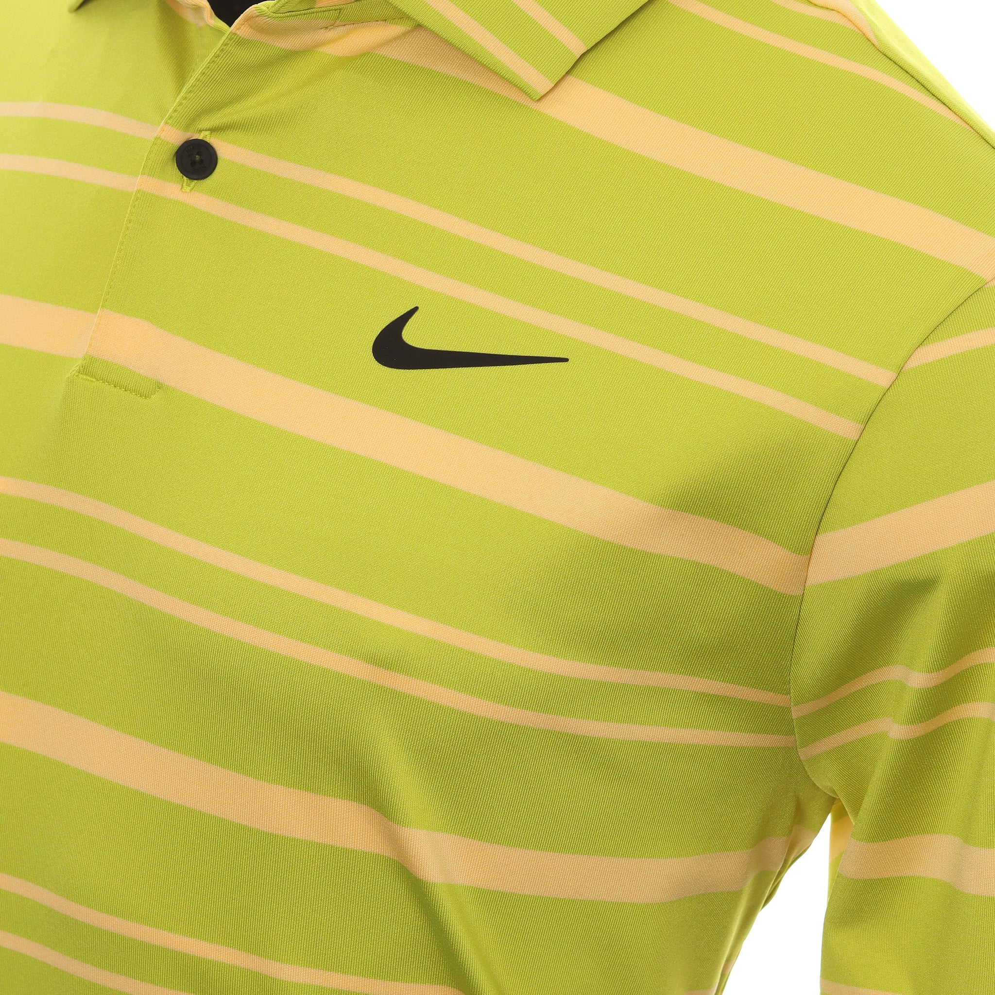Nike Golf DriFit Tour Stripe Shirt DR5300 Bright Cactus 308