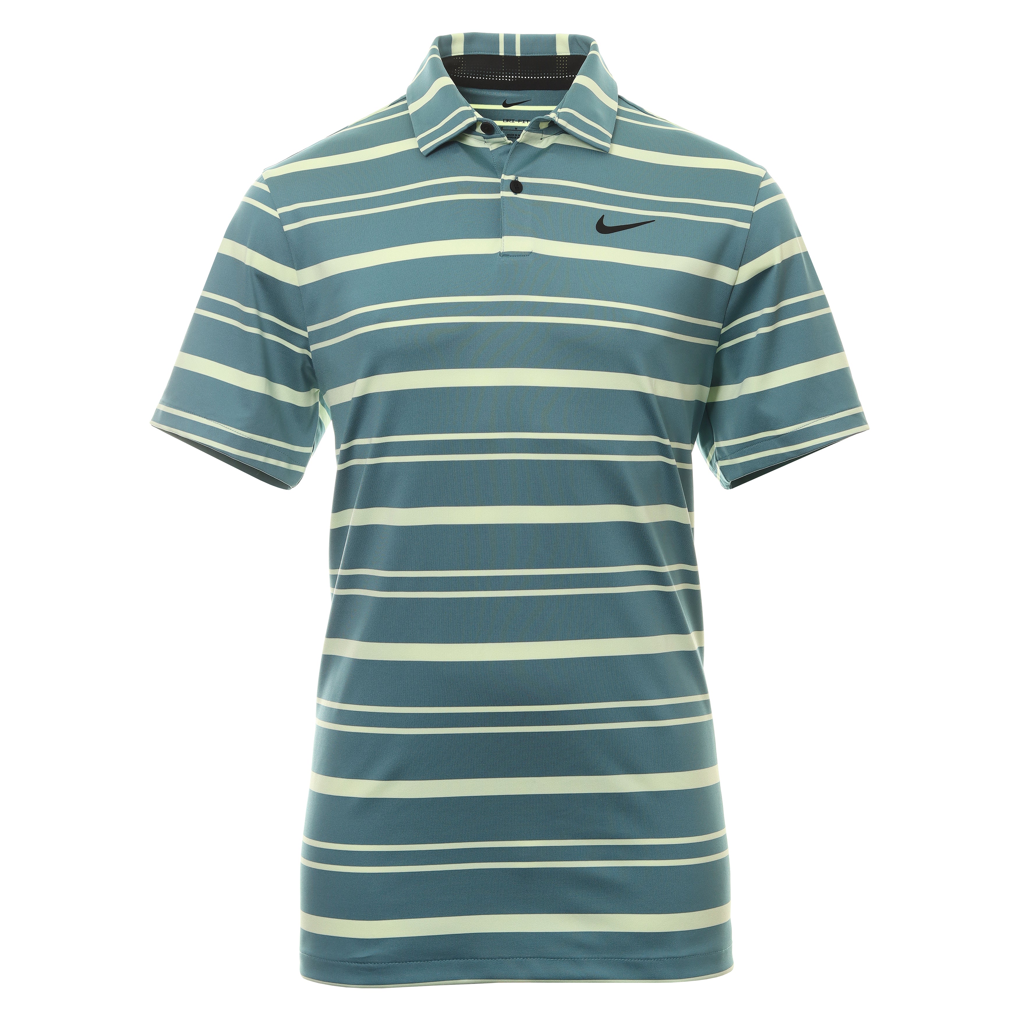 Nike Golf Dri-Fit Tour Stripe Shirt DR5300 Mineral Teal 379 ...