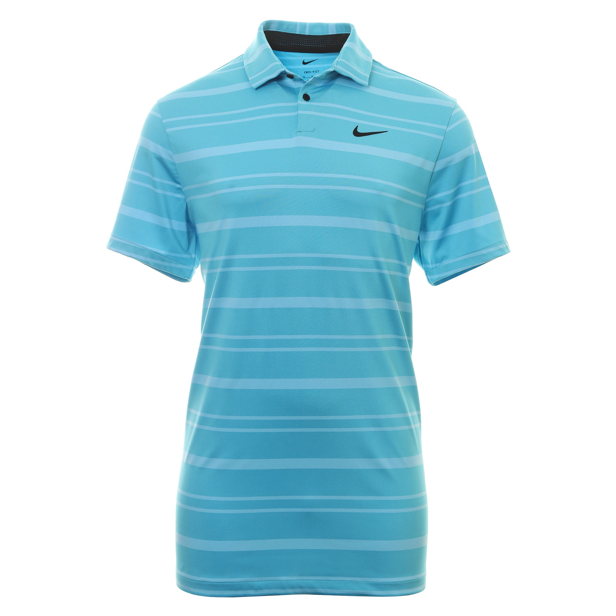 Nike Golf Dri-Fit Tour Stripe Shirt DR5300 Baltic Blue 416 | Function18 ...