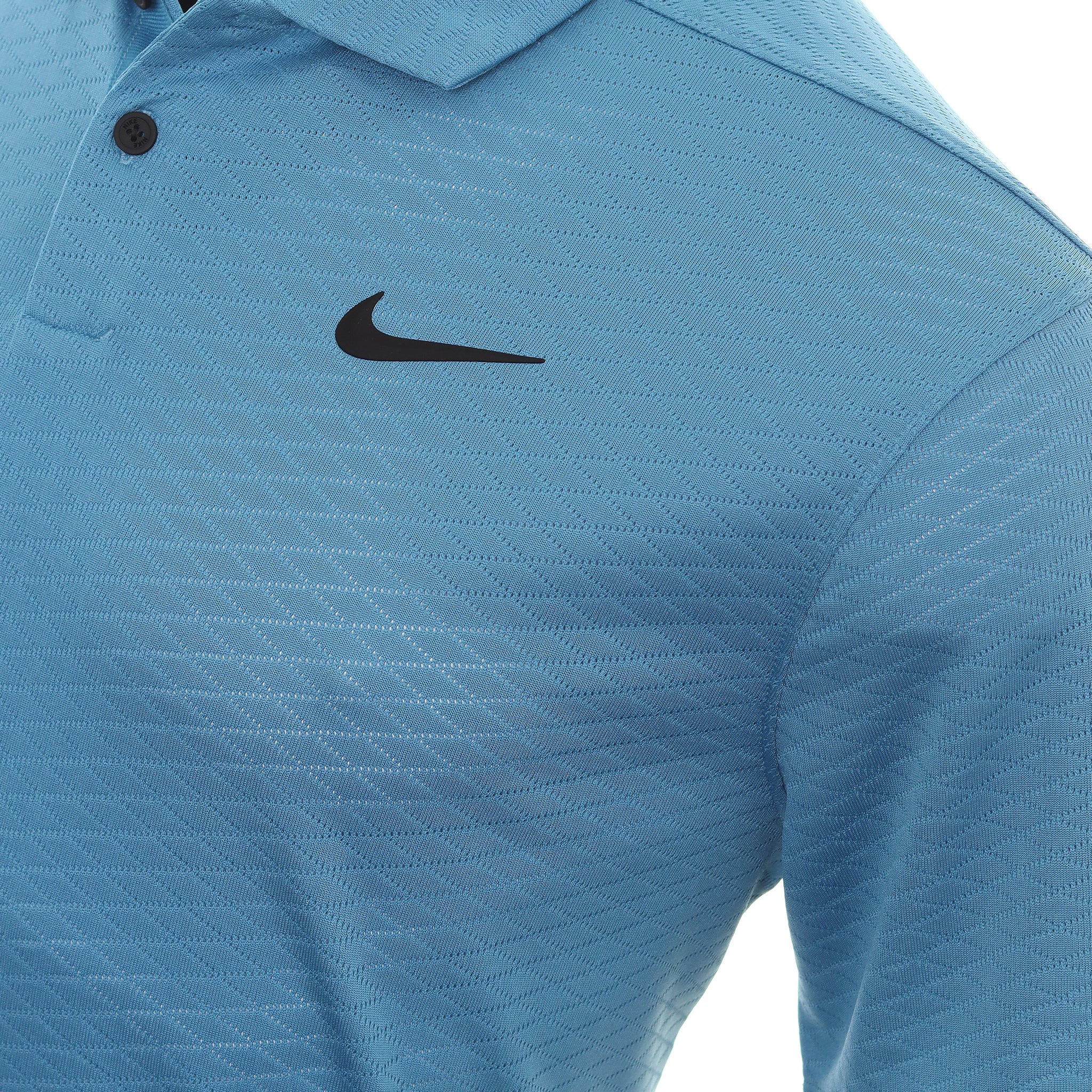 Nike Golf Dri-Fit Vapor Textured Shirt DH0814 Dutch Blue 469 ...