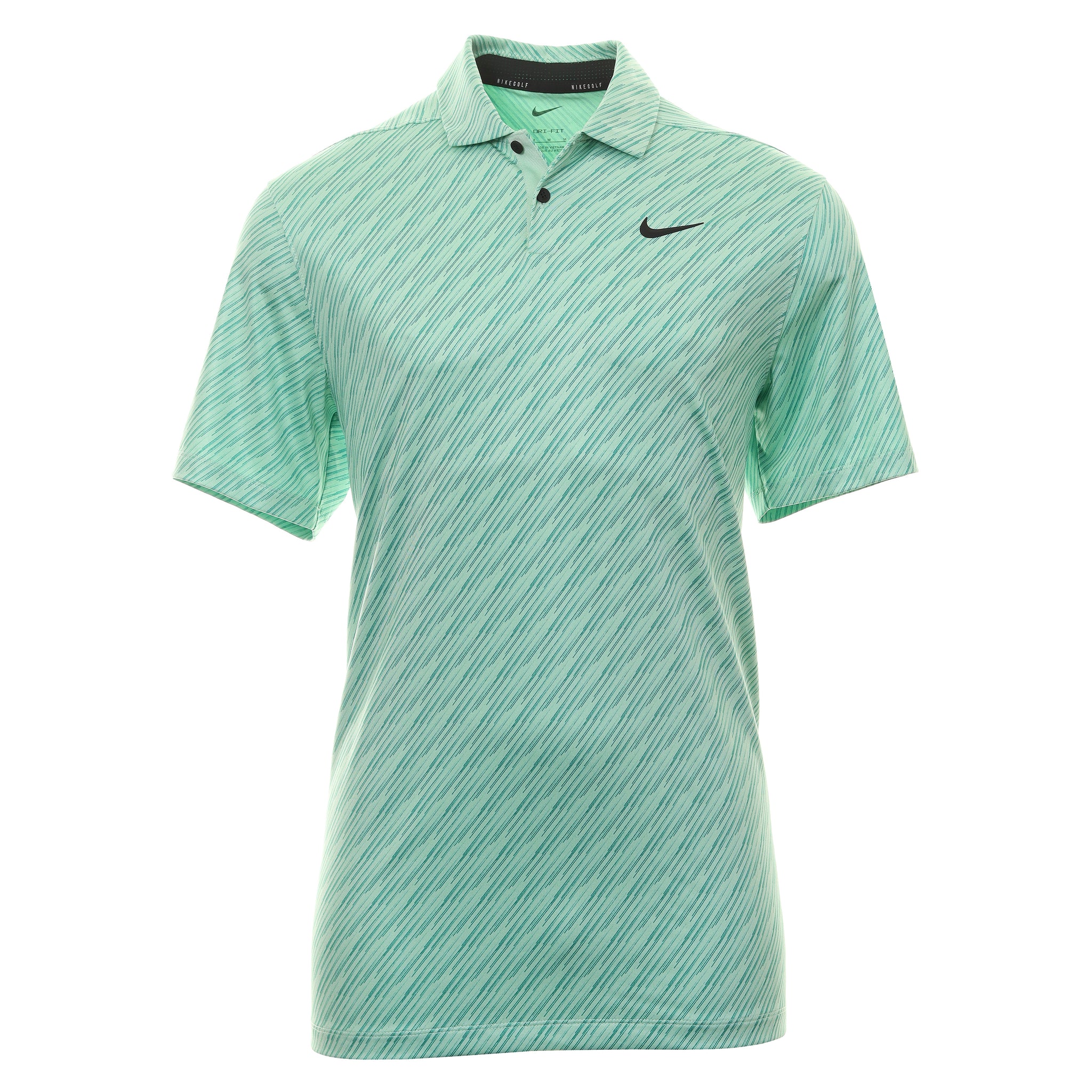 Nike Golf Dry Vapor Stripe Shirt DH0808 Enamel Green 308 | Function18 ...