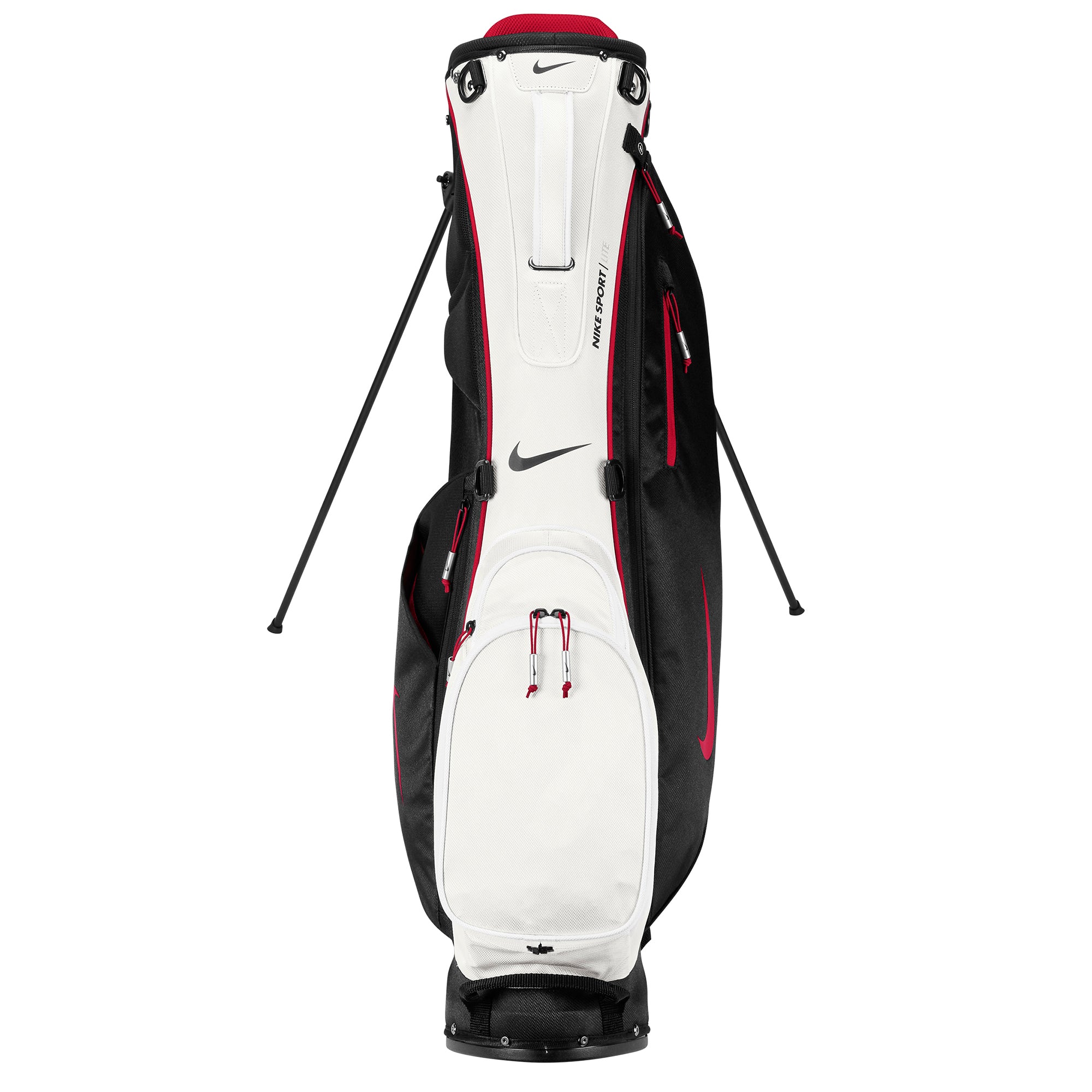 Nike Golf Sport Lite Stand Bag CV1304 Platinum Tint Black Uni Red 094