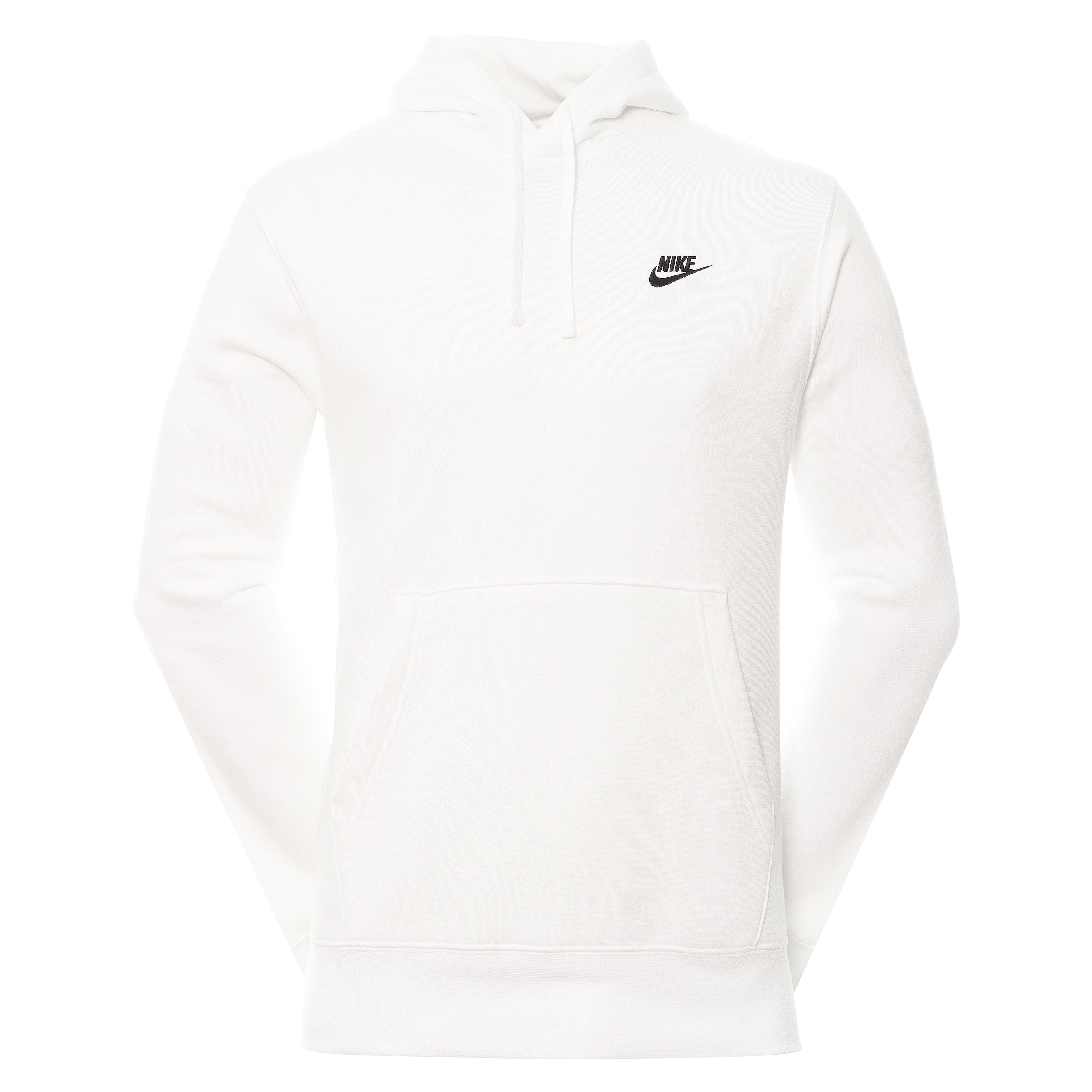 Nike Golf Sportswear Club Fleece Hoodie BV2654 White 100 | Function18