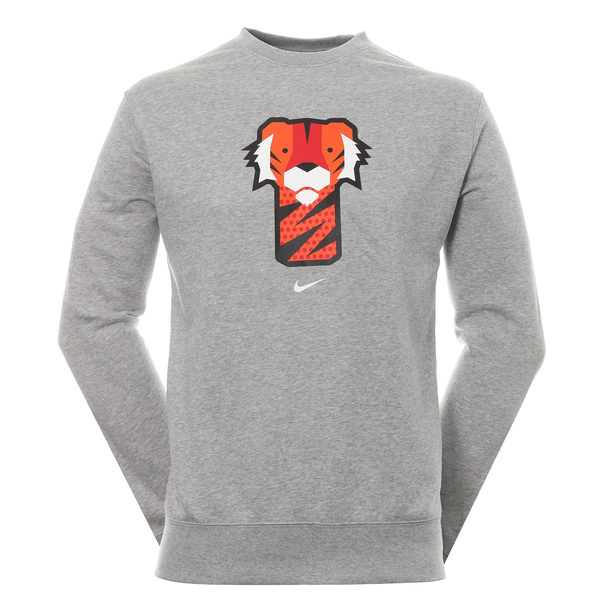 Nike Golf TW Frank Crew Neck Sweater DN1961 Dark Grey Heather 063