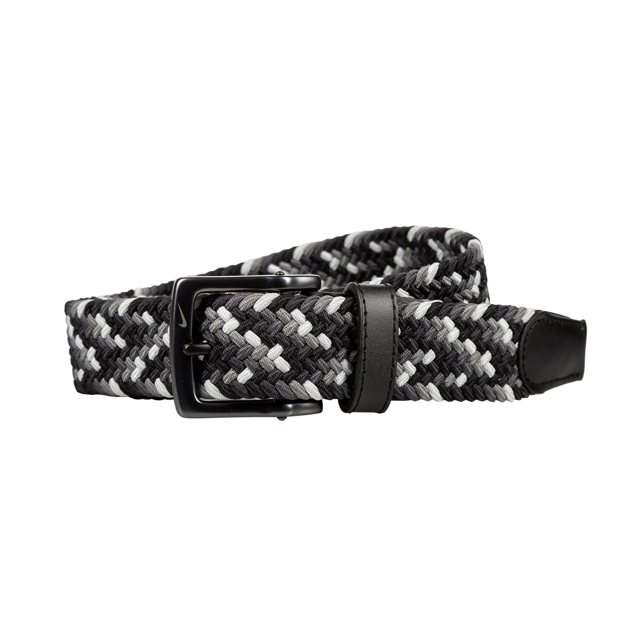 Nike Golf Weave Stretch Woven Belt Black/Dark Grey/Dust 929