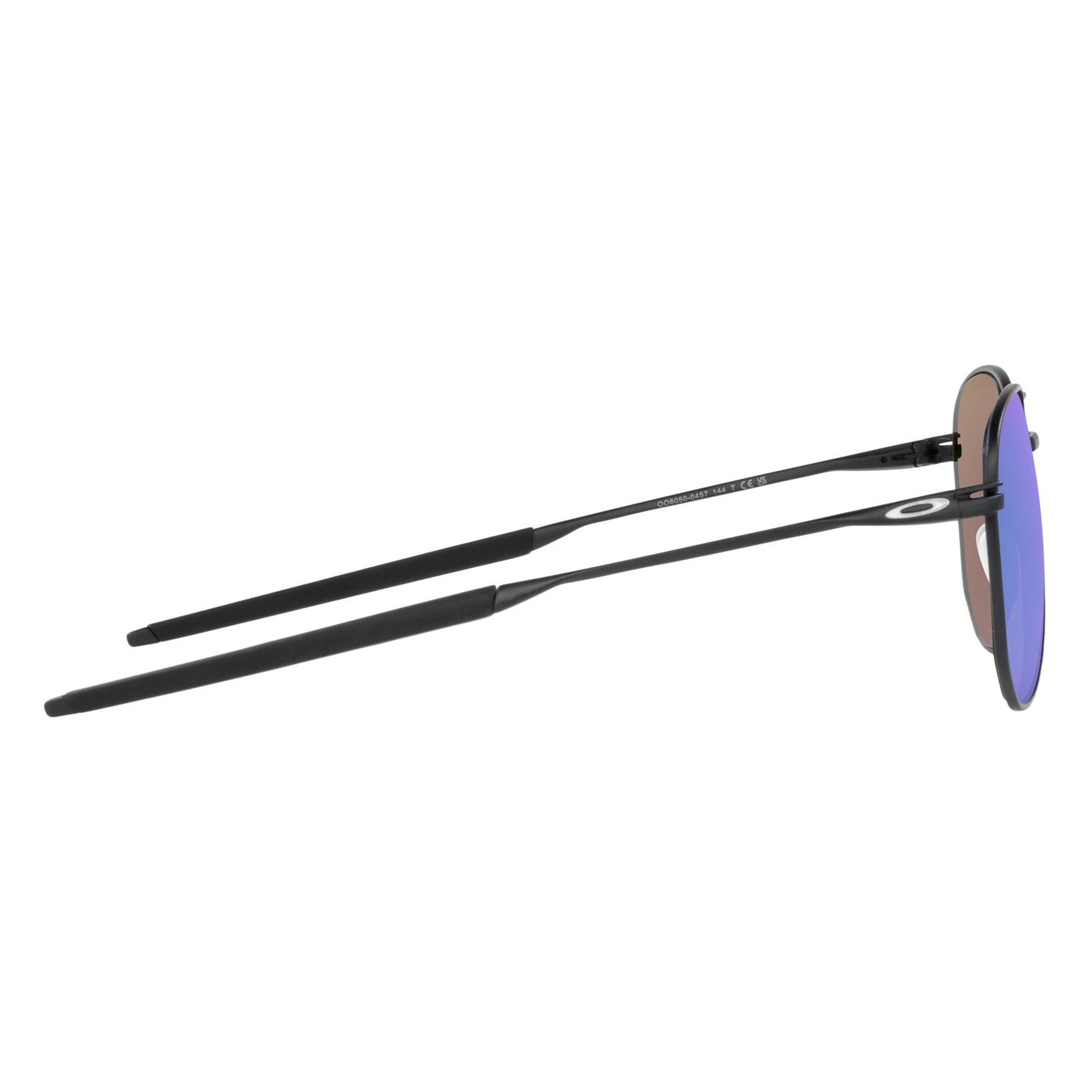 Oakley Contrail Ti Sunglasses Satin Light Steel/Prizm Sapphire Polarized 