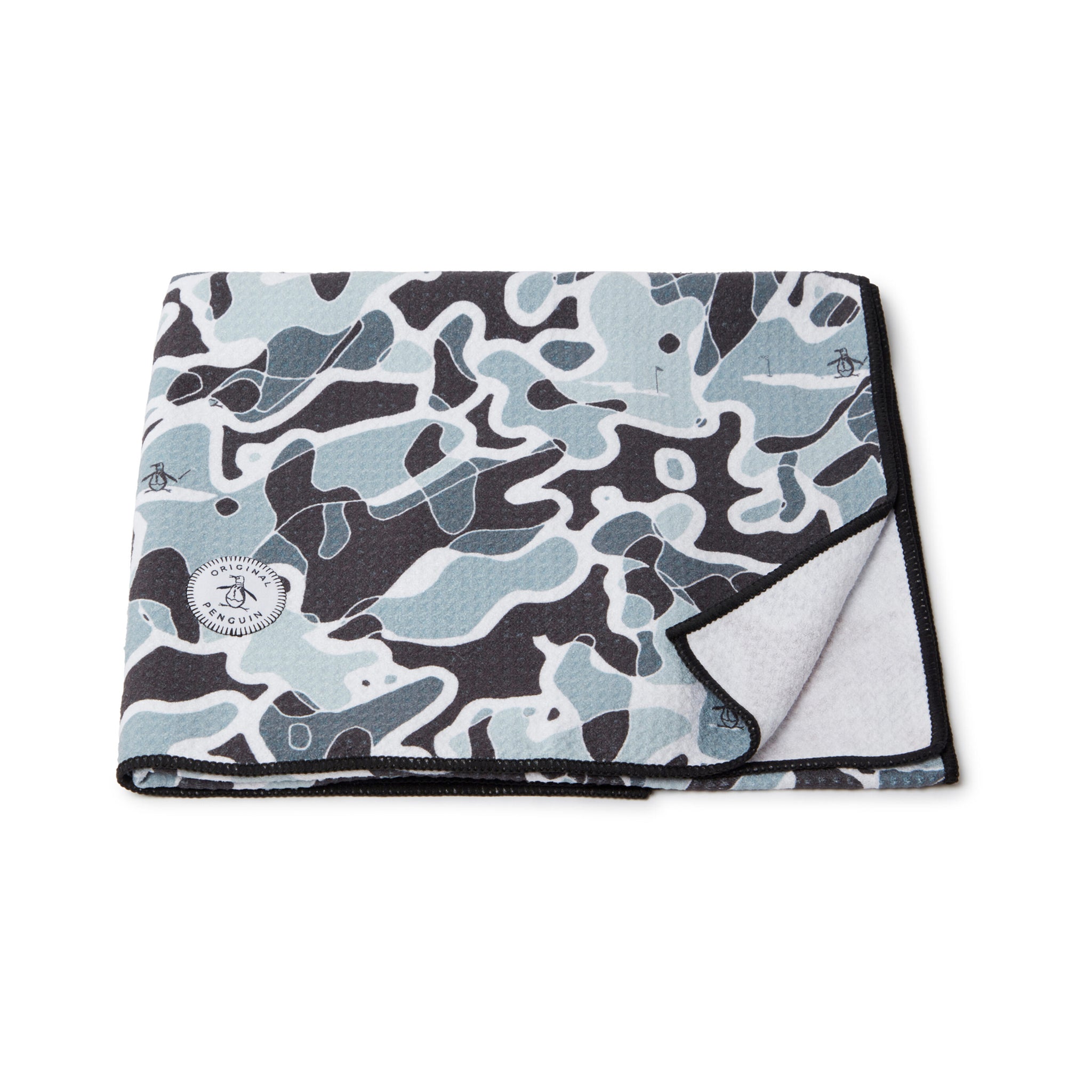 Original Penguin Golf Camo Bunker Towel OGAFC047 Caviar 001 | Function18