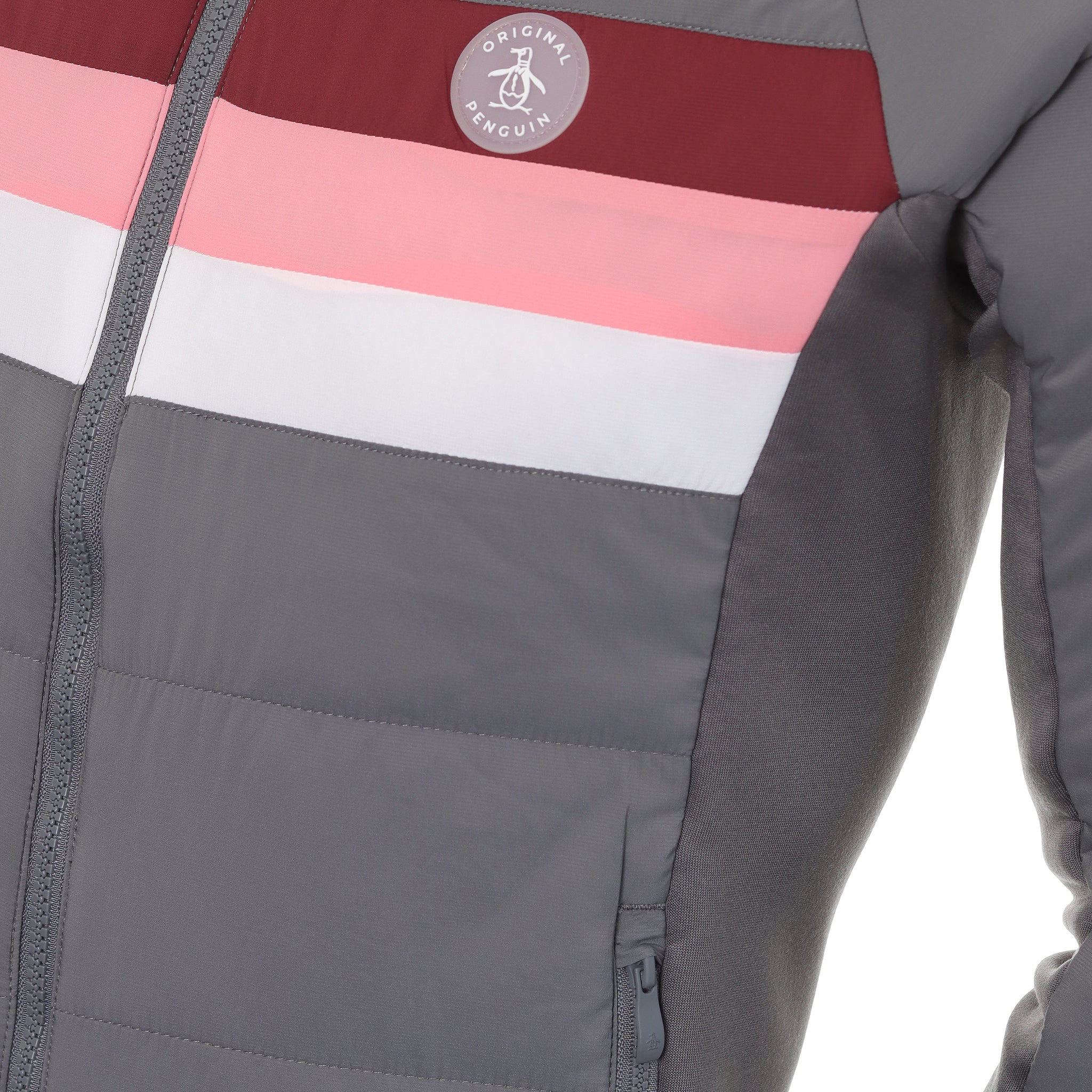 Original Penguin Golf Insulated Mixed Media Jacket