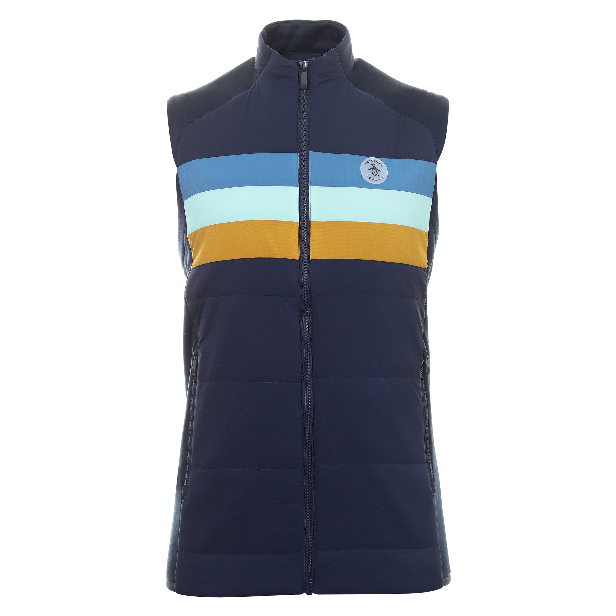 Original Penguin Golf Insulated Mixed Media Vest
