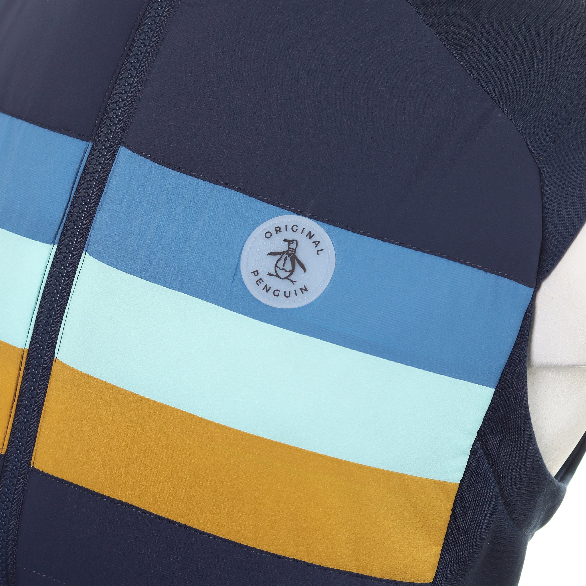 Original Penguin Golf Insulated Mixed Media Vest