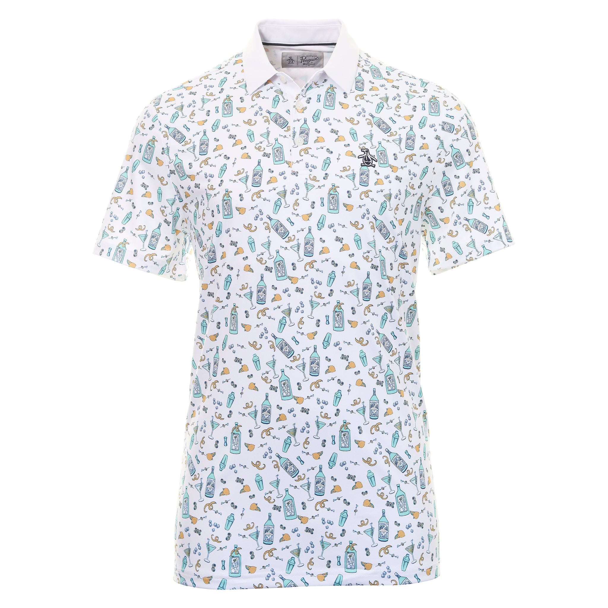 Original Penguin Golf Martini Print Polo Shirt