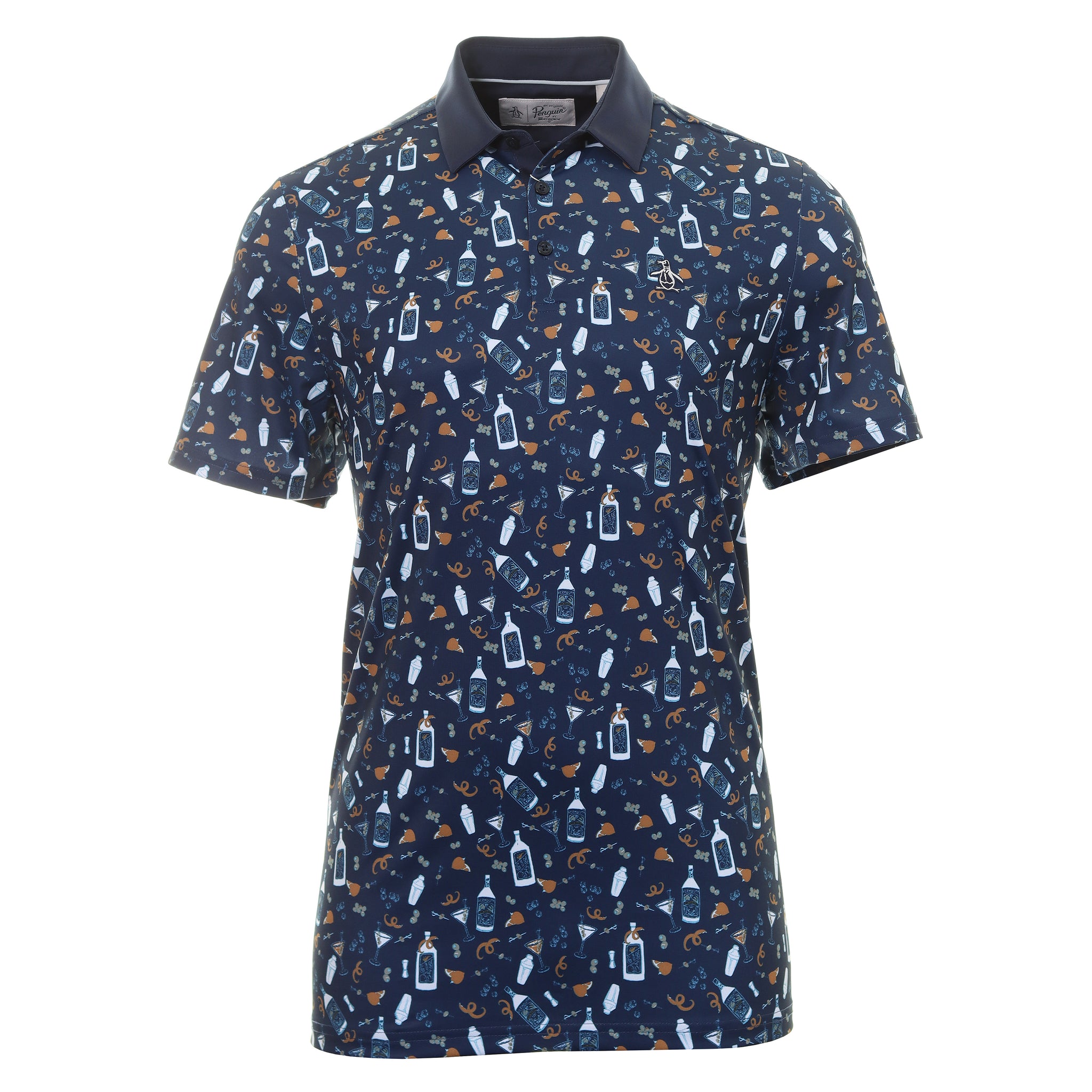 Original Penguin Golf Martini Print Polo Shirt