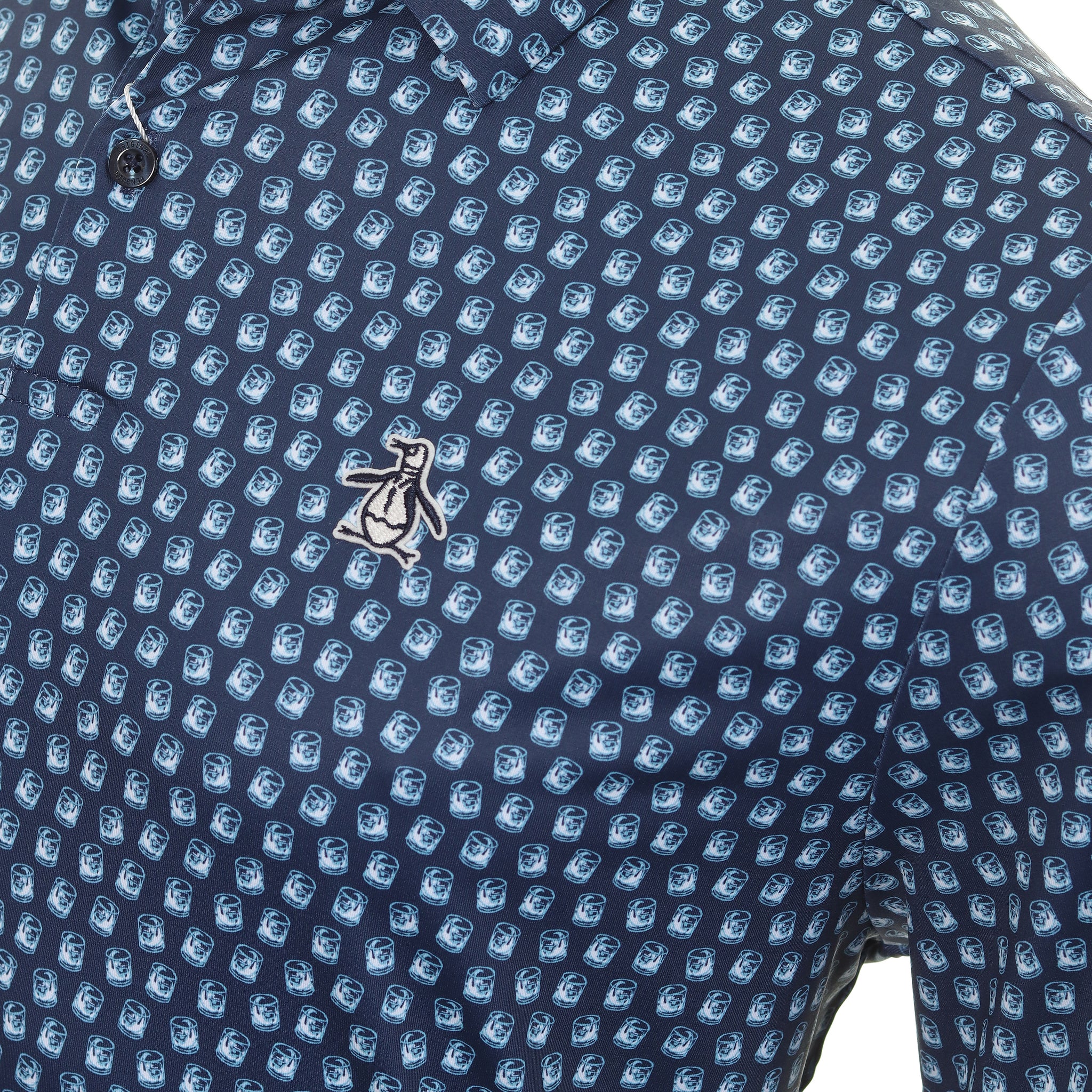 Original Penguin Golf Old Fashioned Print Polo Shirt