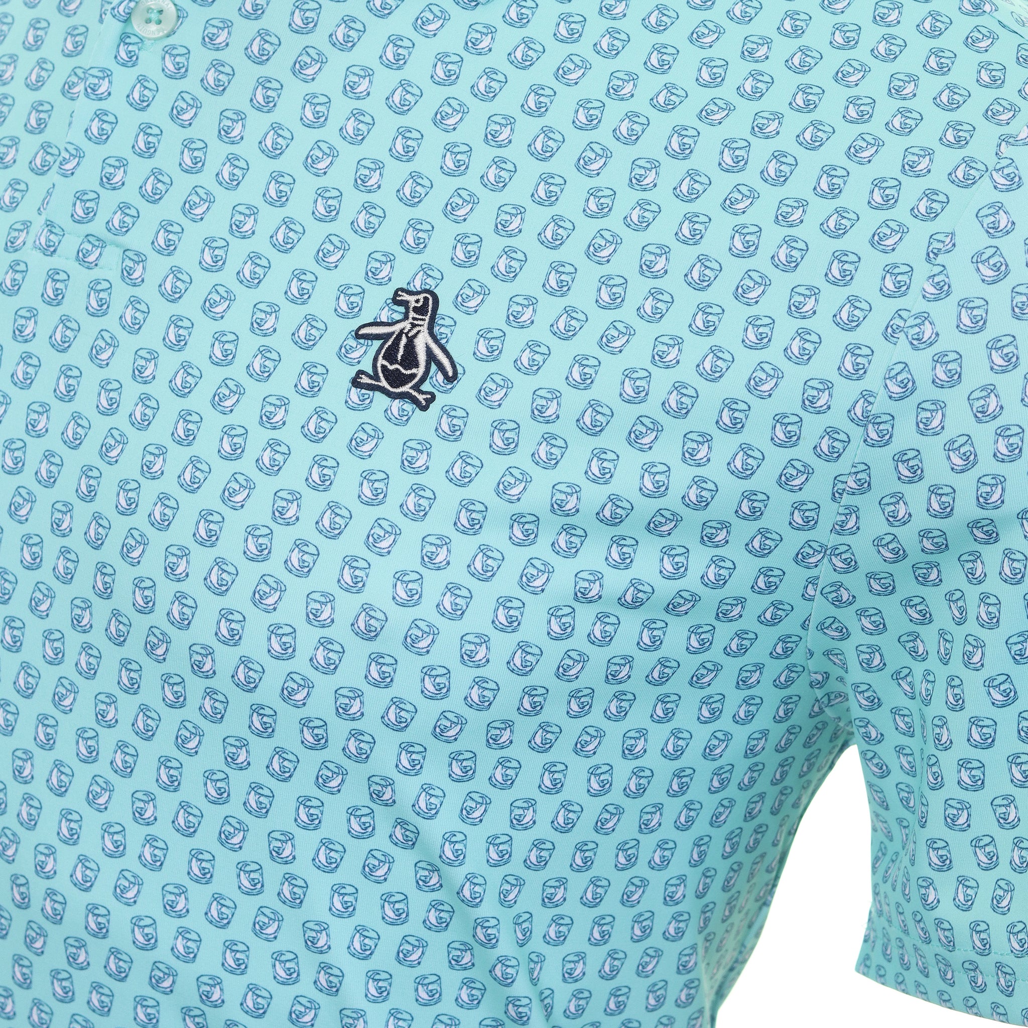 Original Penguin Golf Old Fashioned Print Polo Shirt