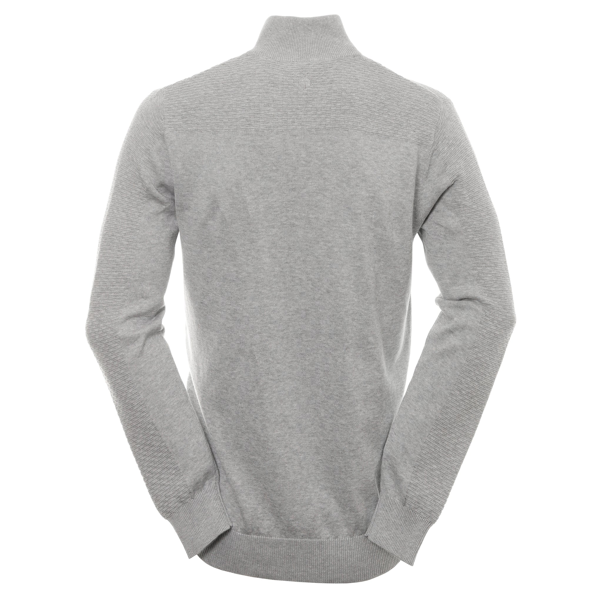 Oscar Jacobson Winwood Tour Zip Sweater OJKNT0180 Grey Marl & Function18