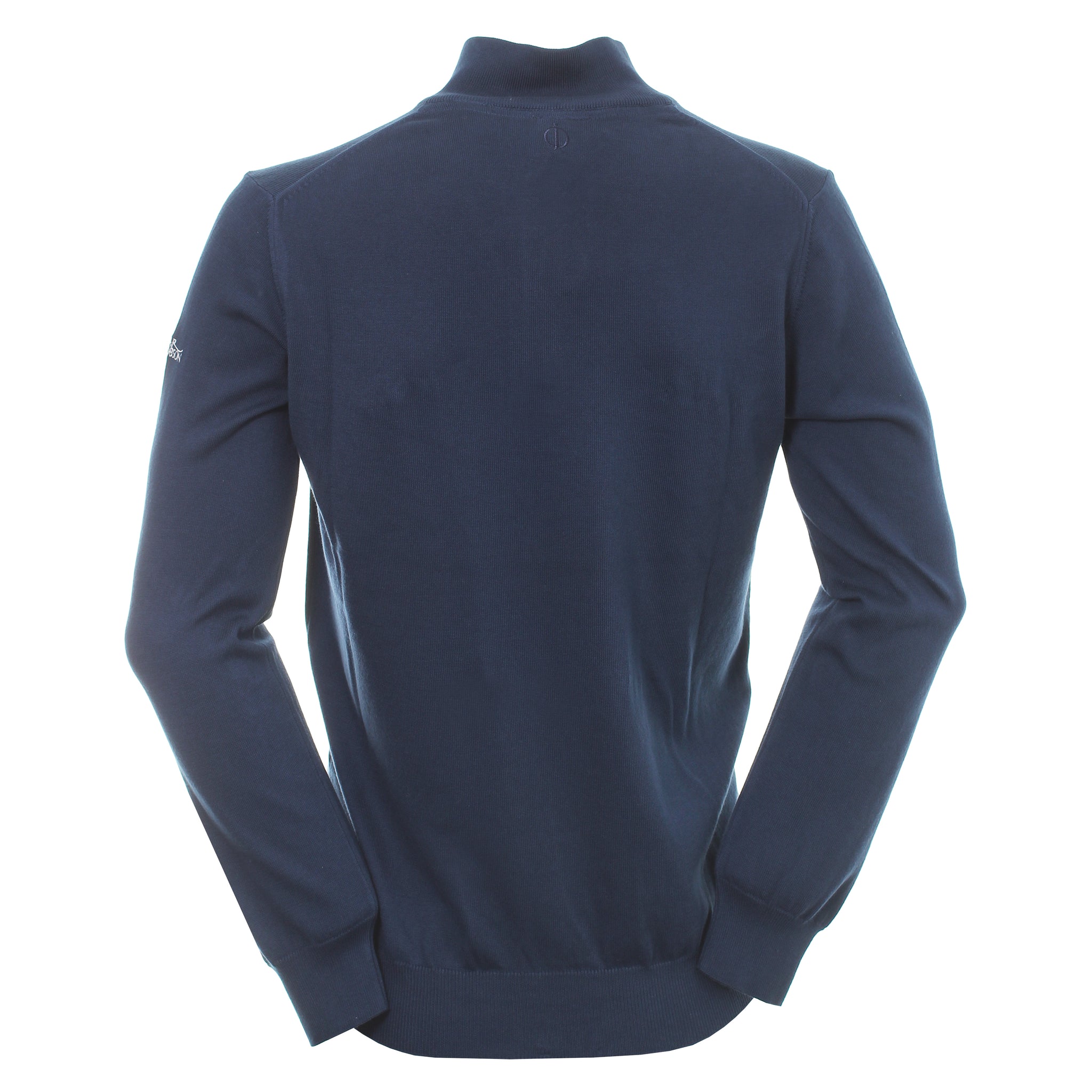 Oscar Jacobson Waldorf Pin Zip Sweater