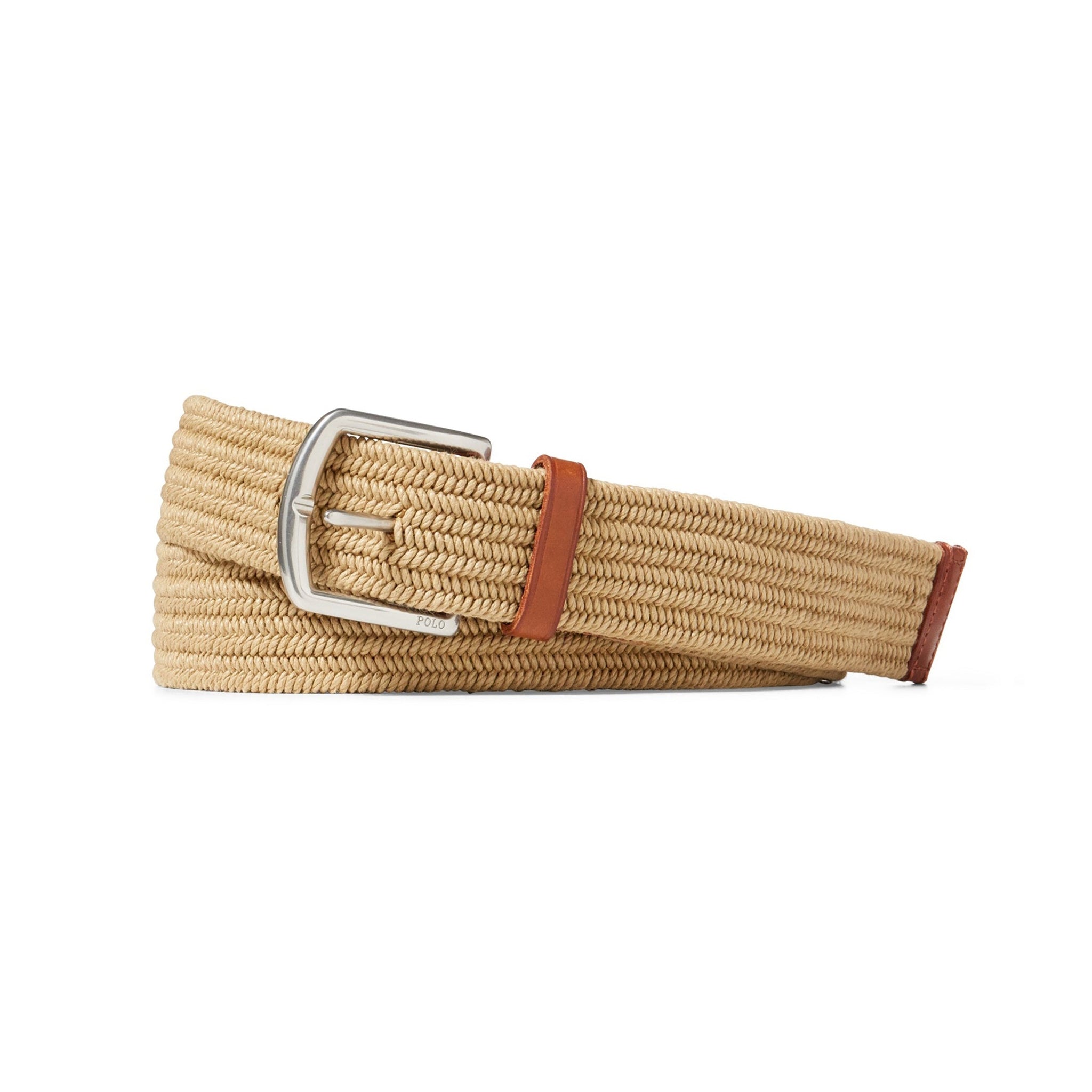 Polo Golf Ralph Lauren Braided Stretch Belt 405666041 Timber Brown 004