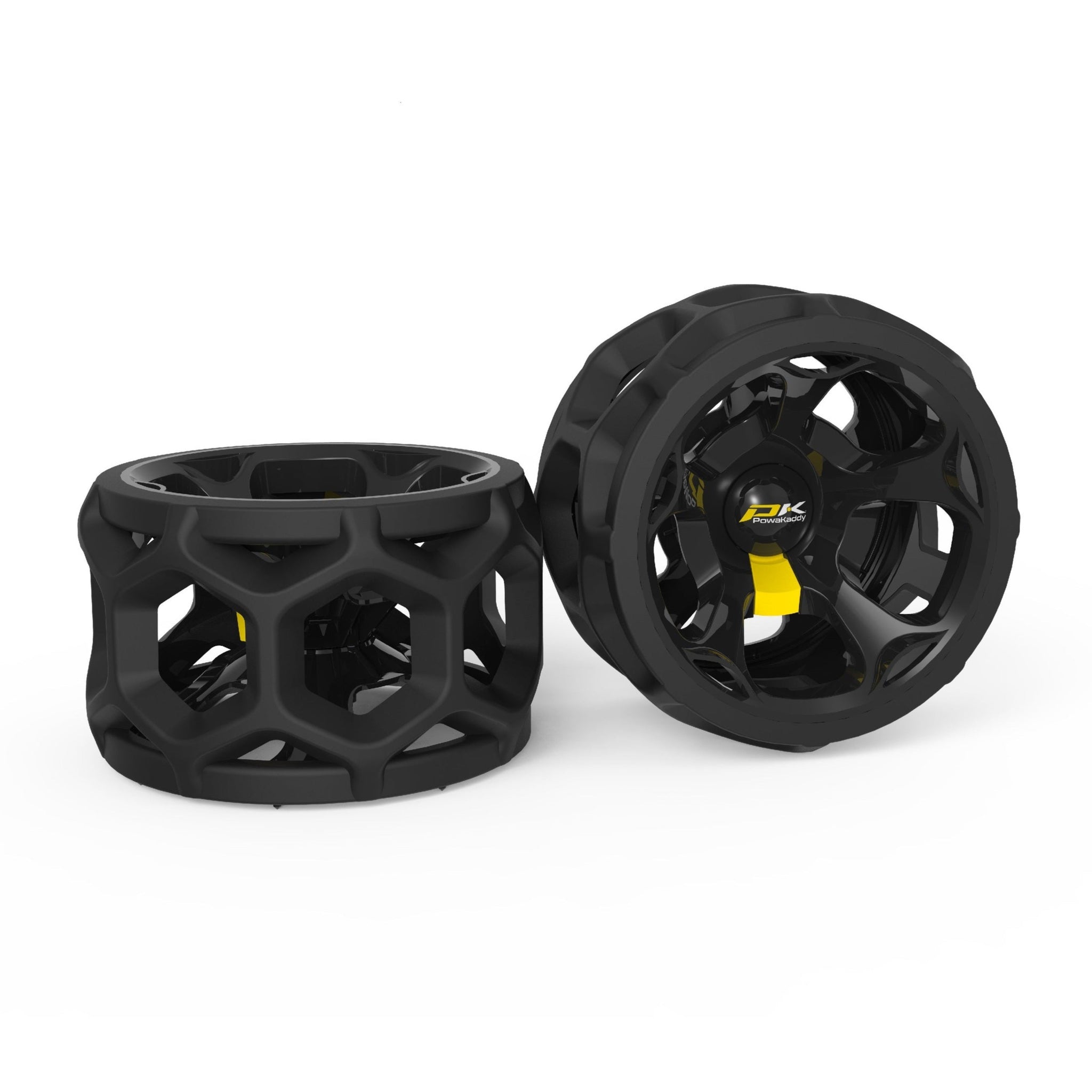 PowaKaddy Winter Wheels Black