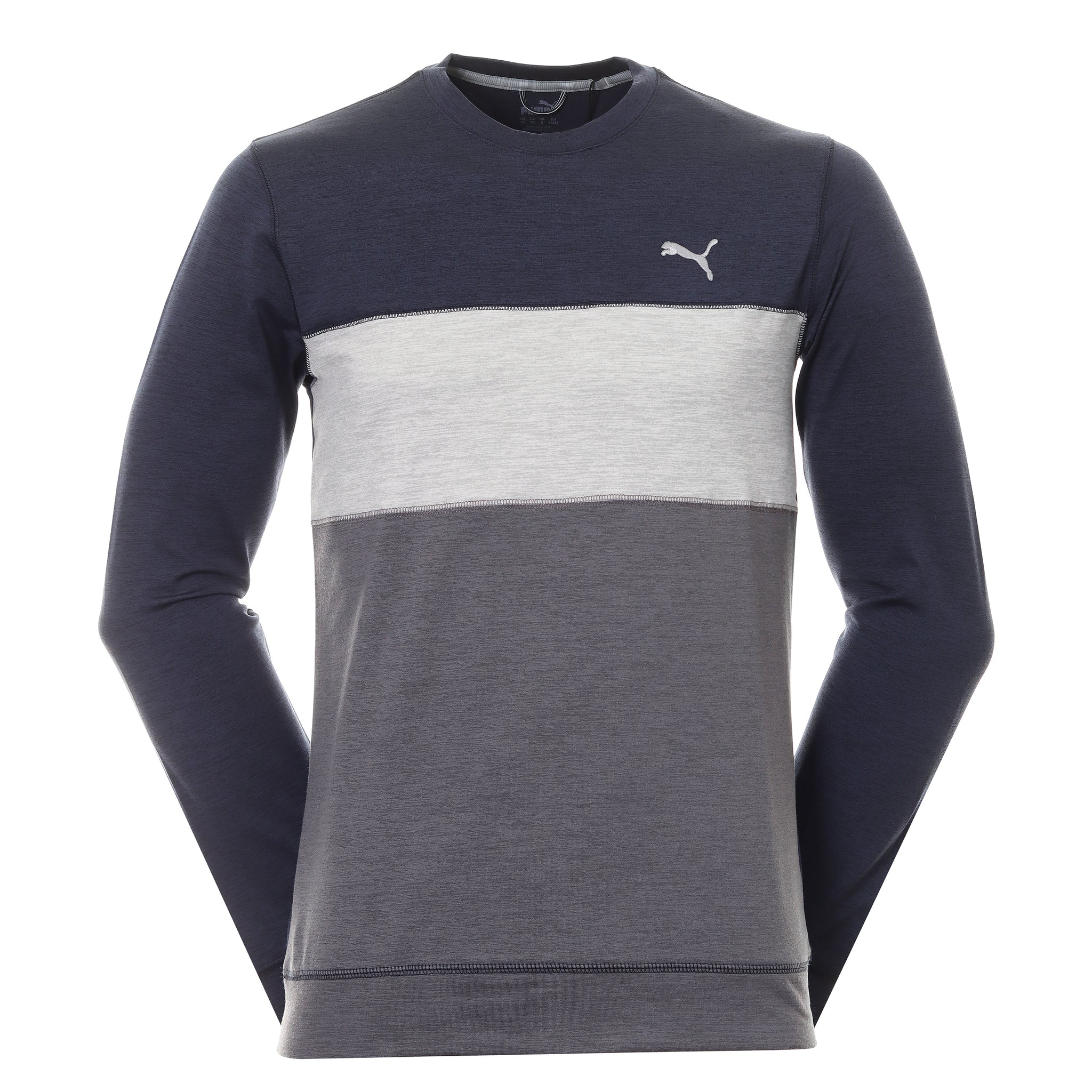 Puma Golf Cloudspun Colourblock Crew Neck