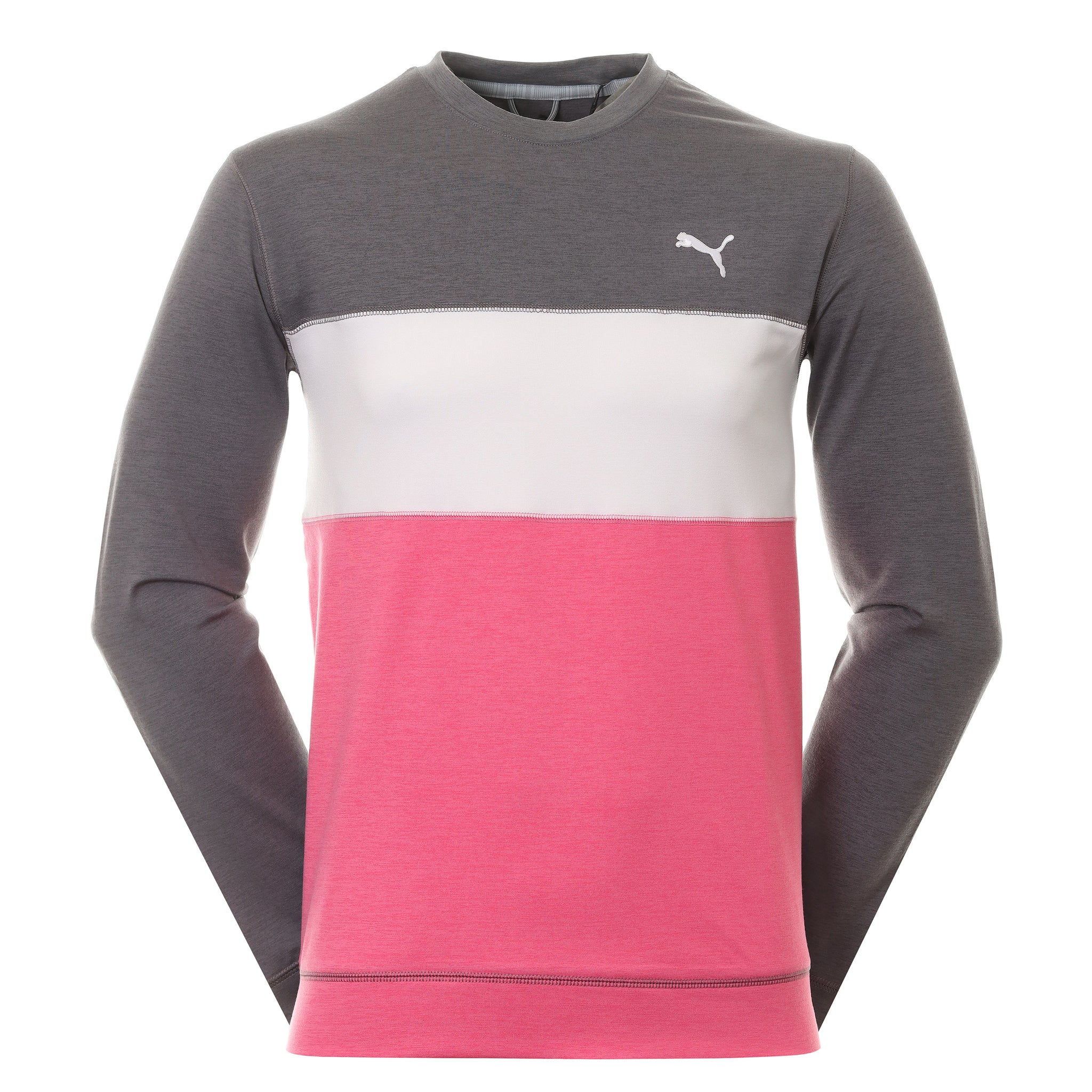 Puma Golf Cloudspun Colourblock Crew Neck