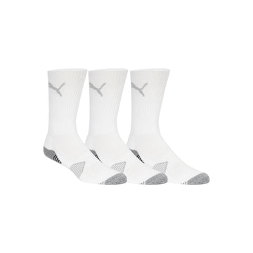 Puma Golf Essential Crew Cut Socks - 3 Pack White 01