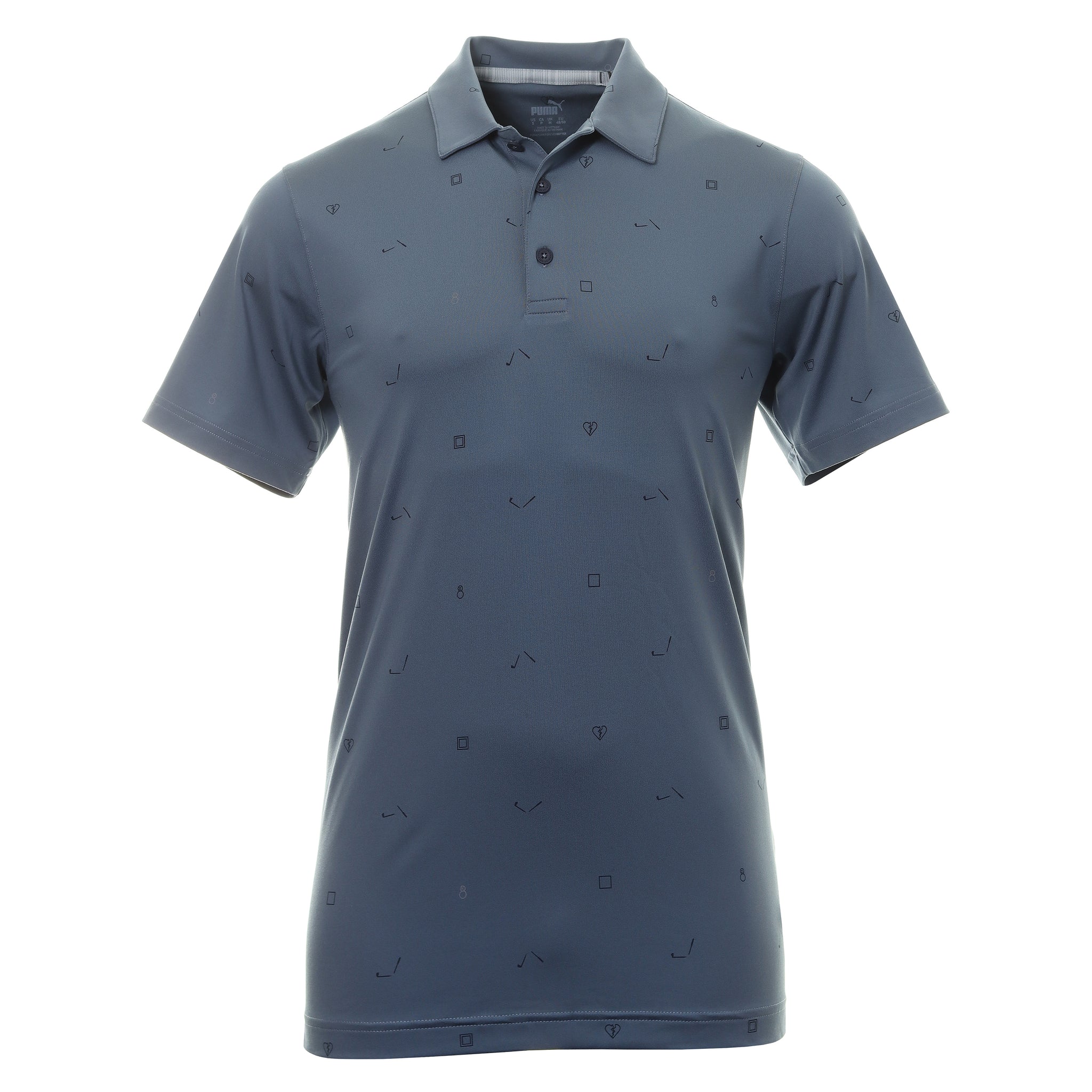 Puma Golf H8 Golf Polo Shirt 533855 Evening Sky Navy Blazer 03 ...