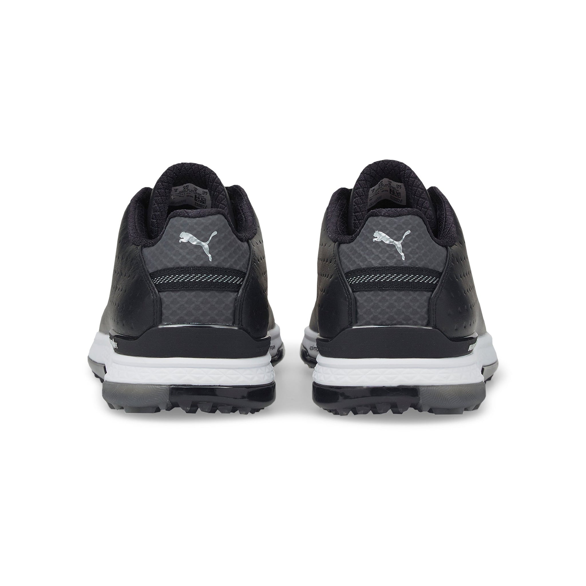 Puma ProAdapt Alphacat Leather Golf Shoes Black/Silver 02