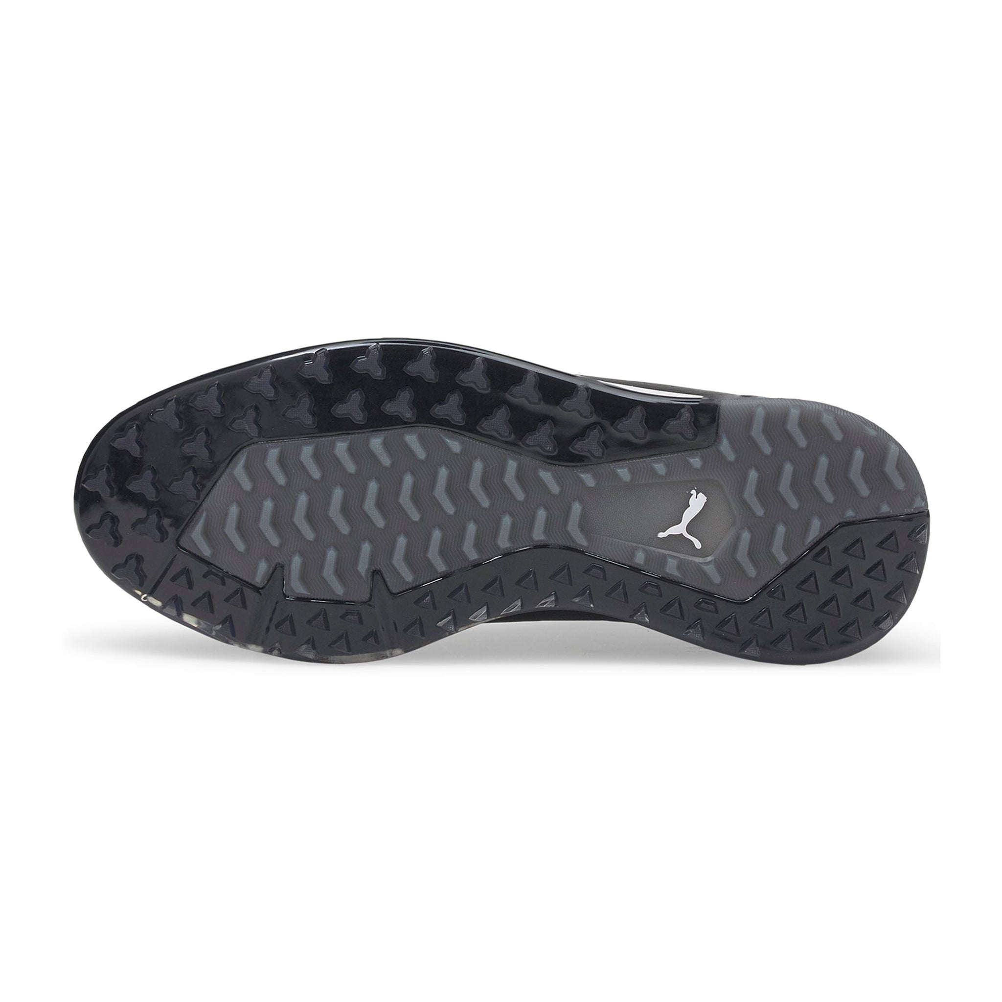 Puma ProAdapt Alphacat Leather Golf Shoes Black/Silver 02
