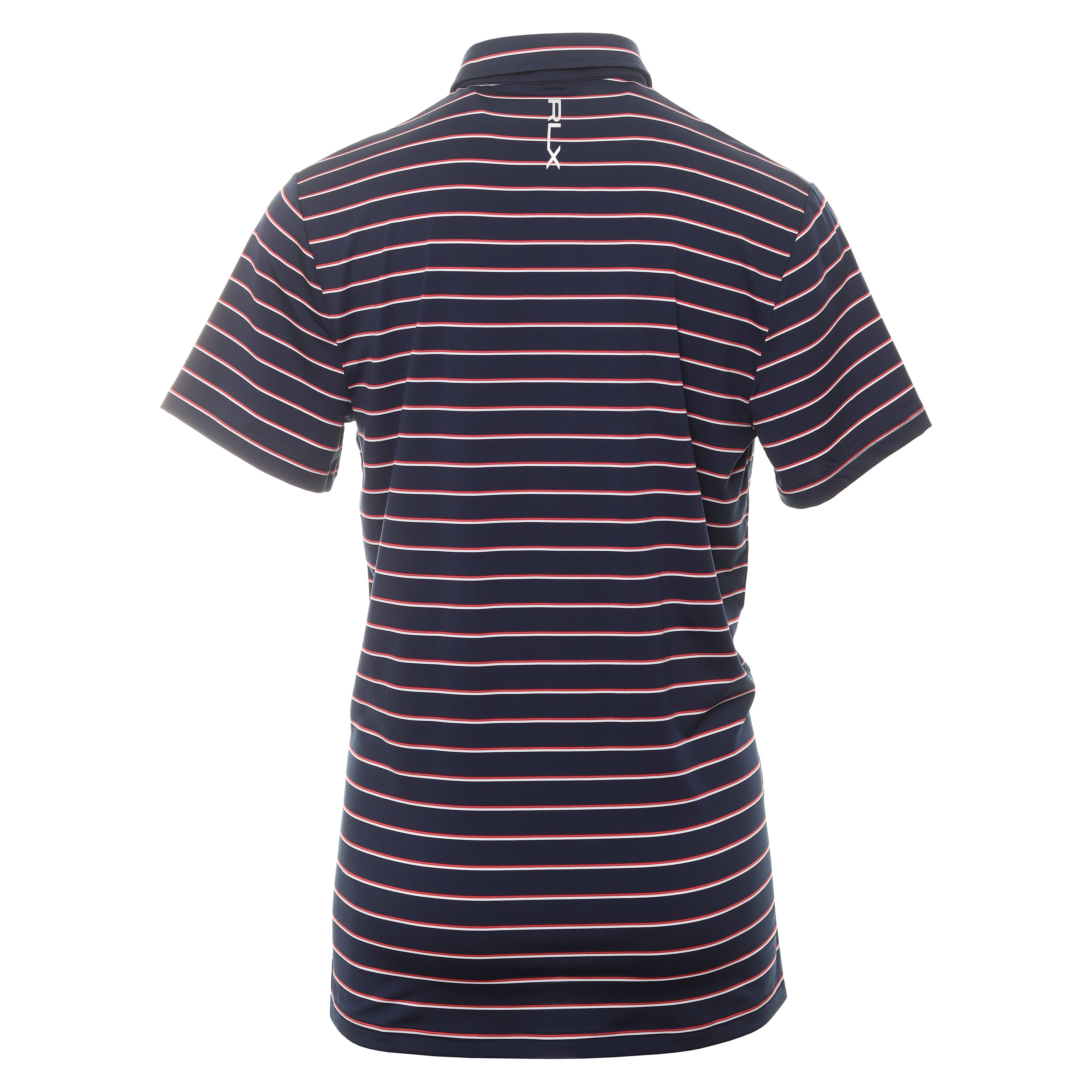 RLX Ralph Lauren Graphic Stripe Print Polo Shirt 785904423 Refined Navy ...