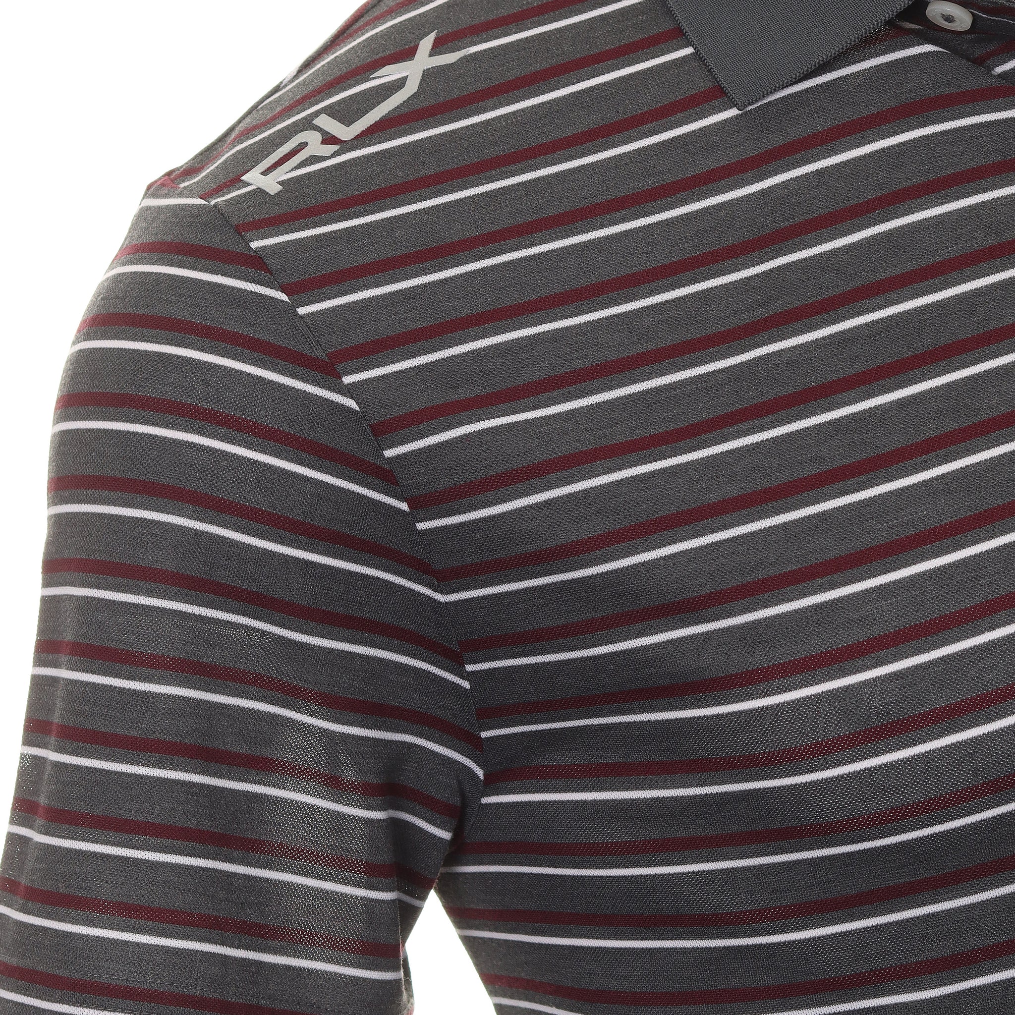 RLX Ralph Lauren Tour Pique Stripe Polo Shirt