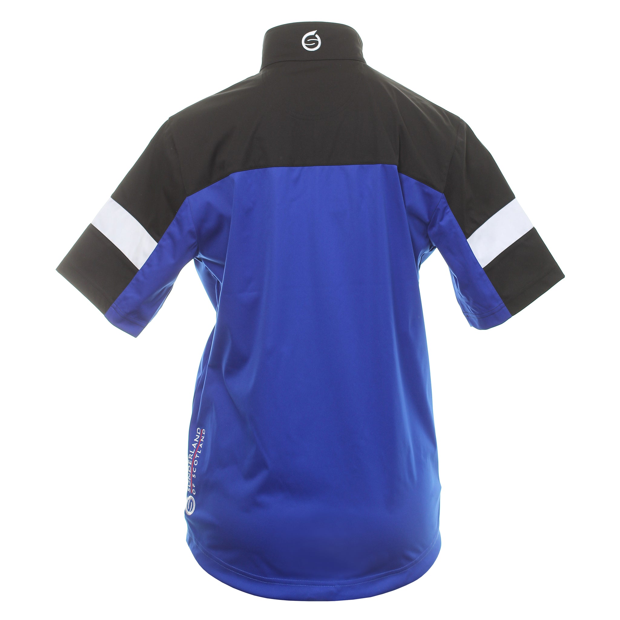 Sunderland Golf Cortina Zip Windshirt Electric Blue/Black/White