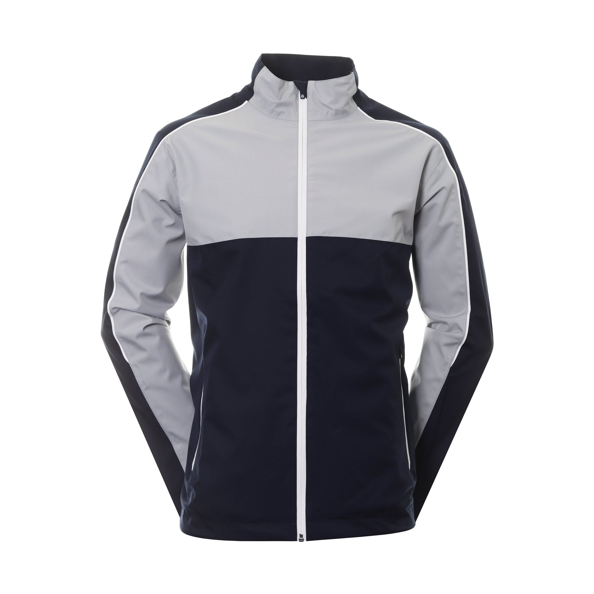 Sunderland Golf Matterhorn Waterproof Jacket SUNMR91MATNavy Silver White Function18 Sunderland Golf Matterhorn Waterproof Jacket SUNMR91MATNavy Silver White Function18