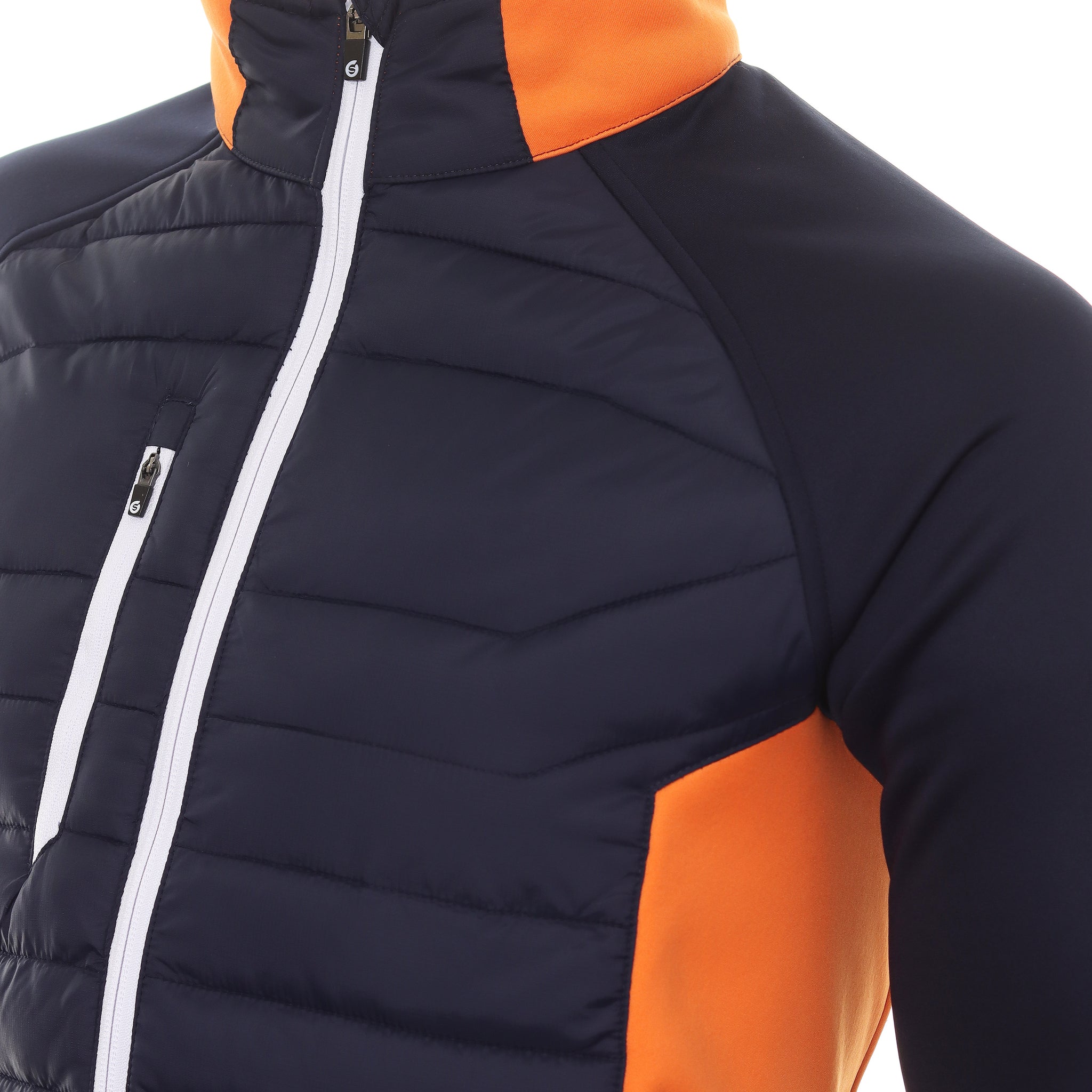 Sunderland Golf Zermatt Padded Jacket SUNMC83-ZER-Navy Lava White ...