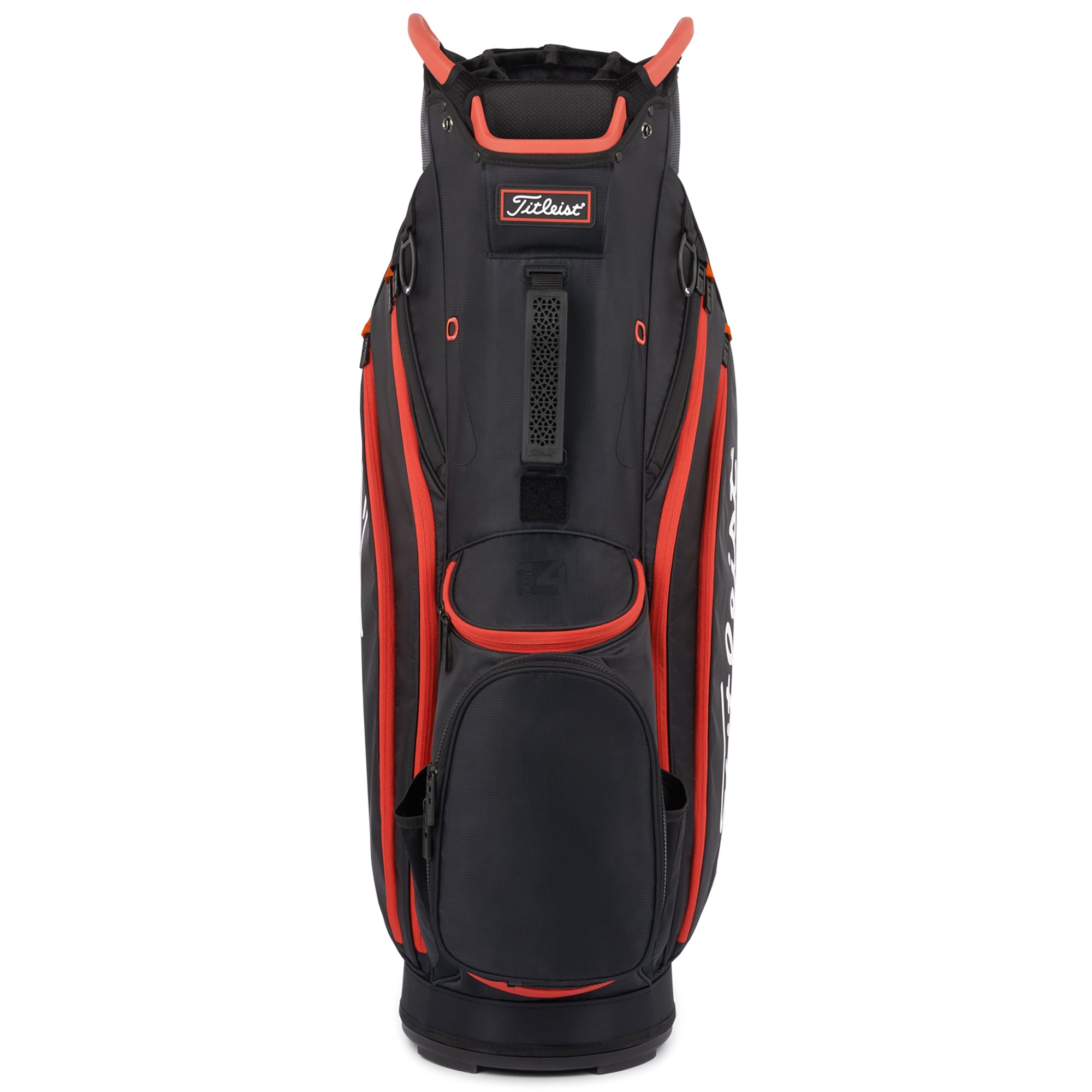 Titleist 14 Lightweight Cart Golf Bag - Black/Black/Red 006