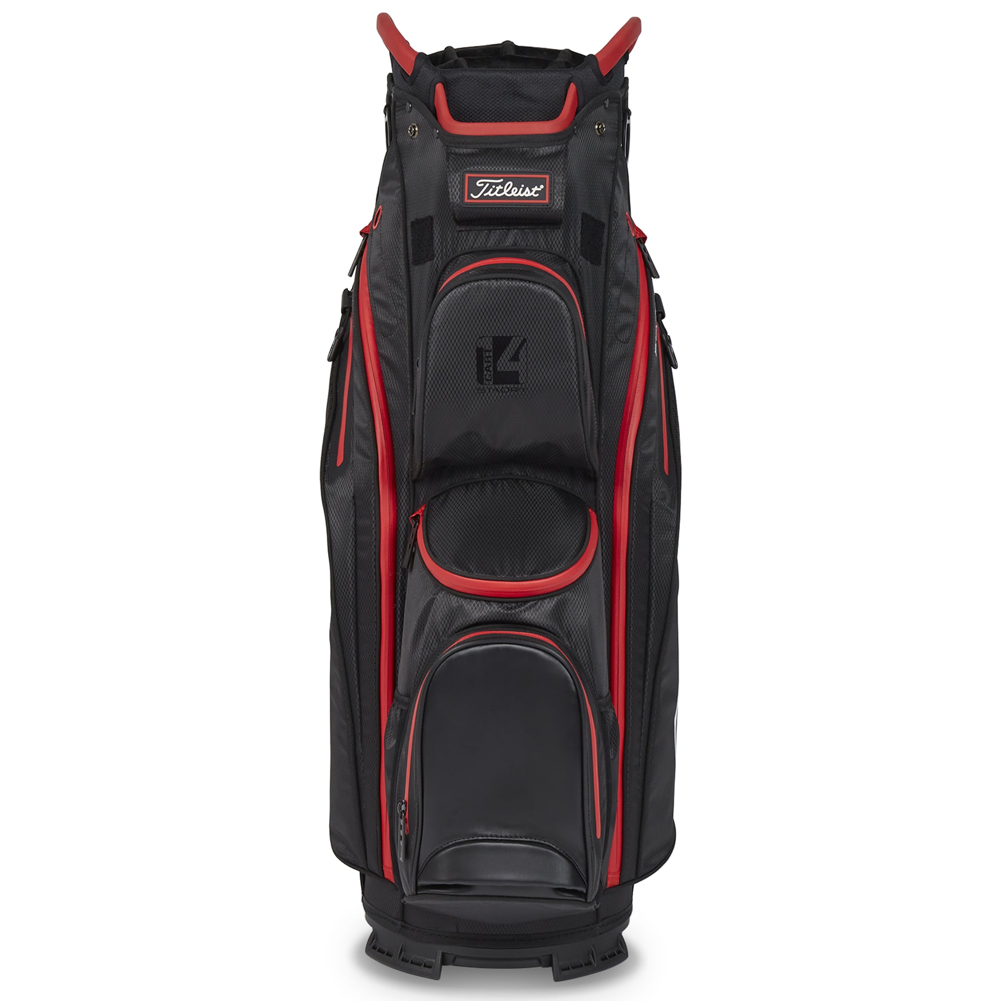 Titleist Cart 14 StaDry Golf Bag Black/Black/Red 006