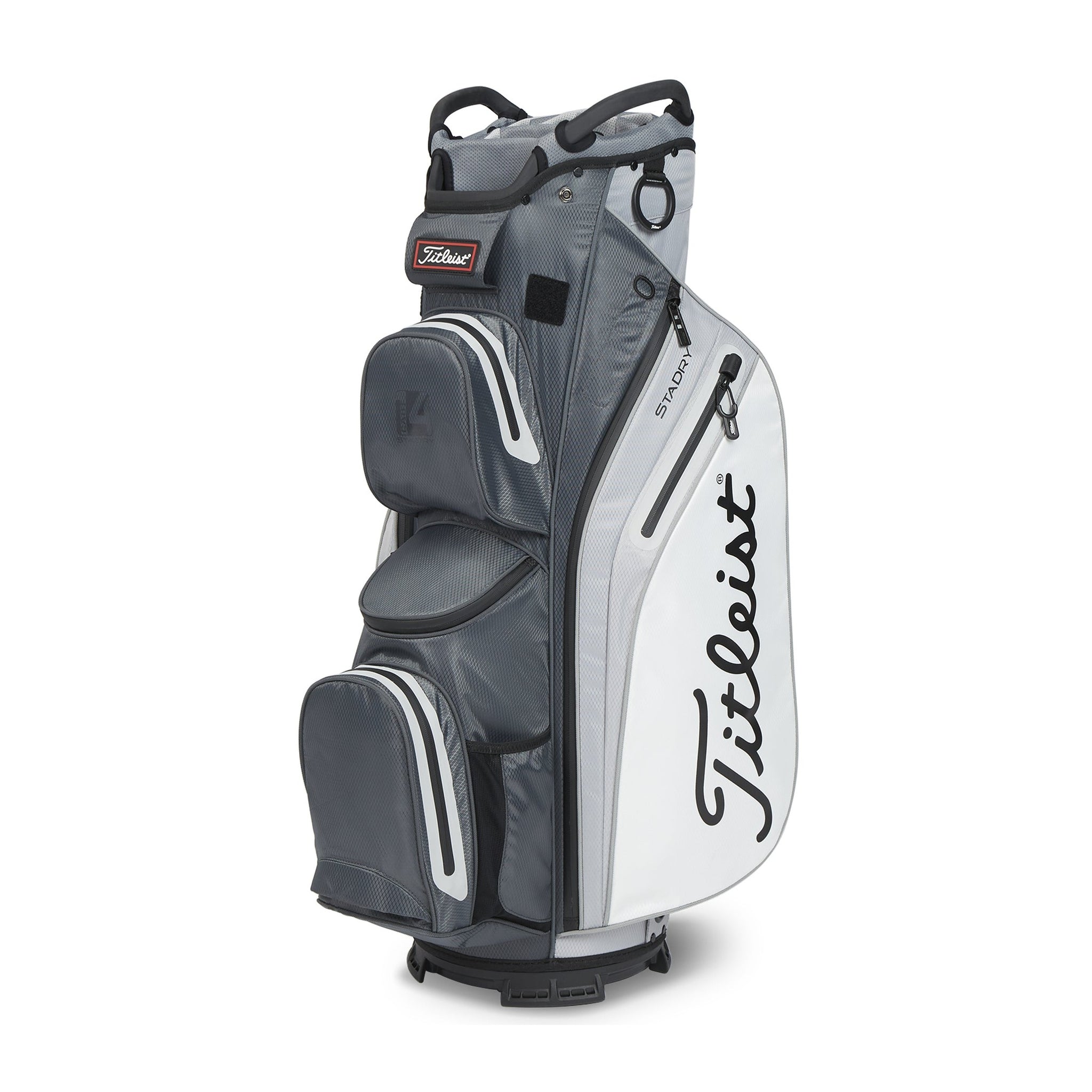 titleist-cart-14-stadry-golf-bag-tb23ct9-221-charcoal-grey-white