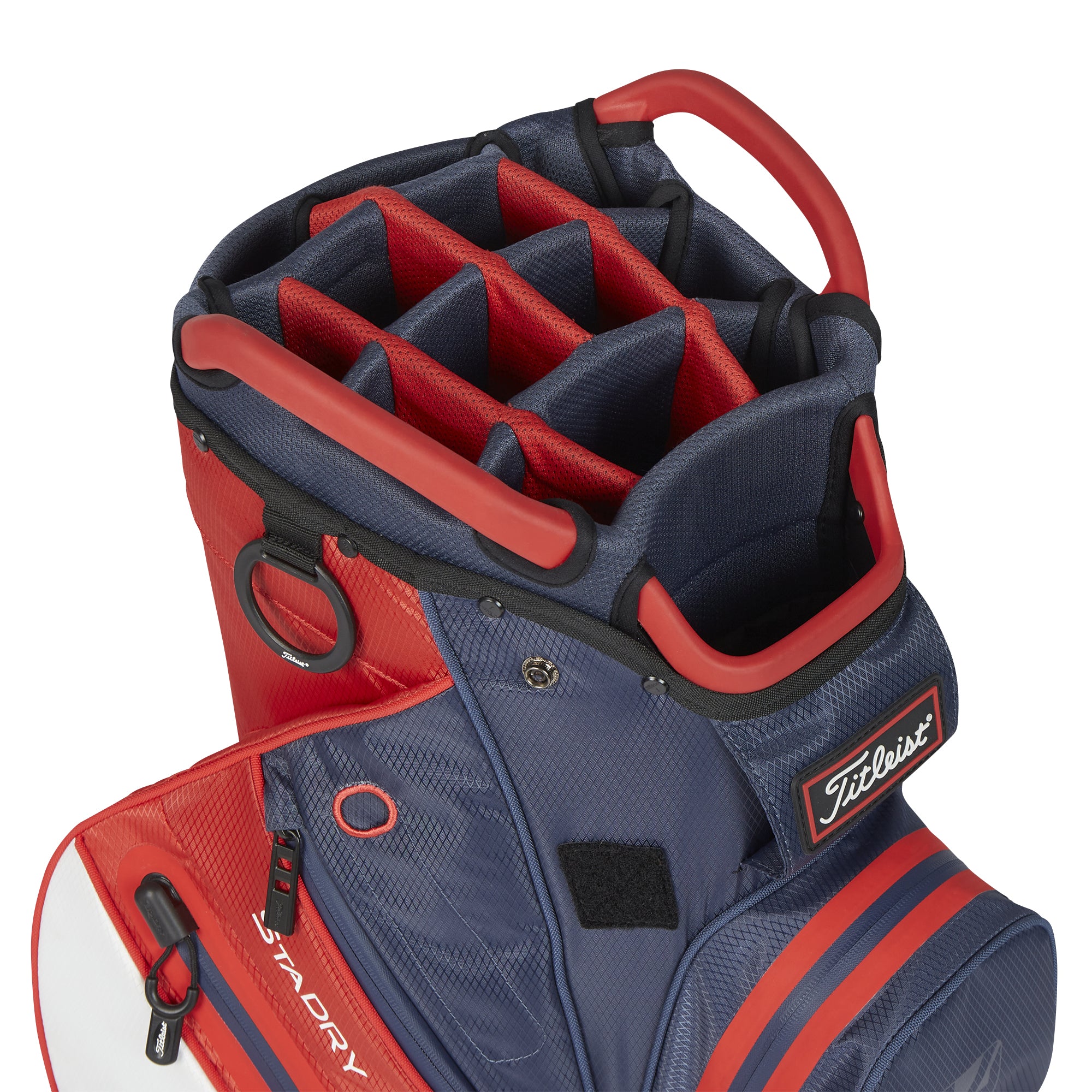Titleist Cart 14 StaDry Golf Bag Navy/Red/White 461