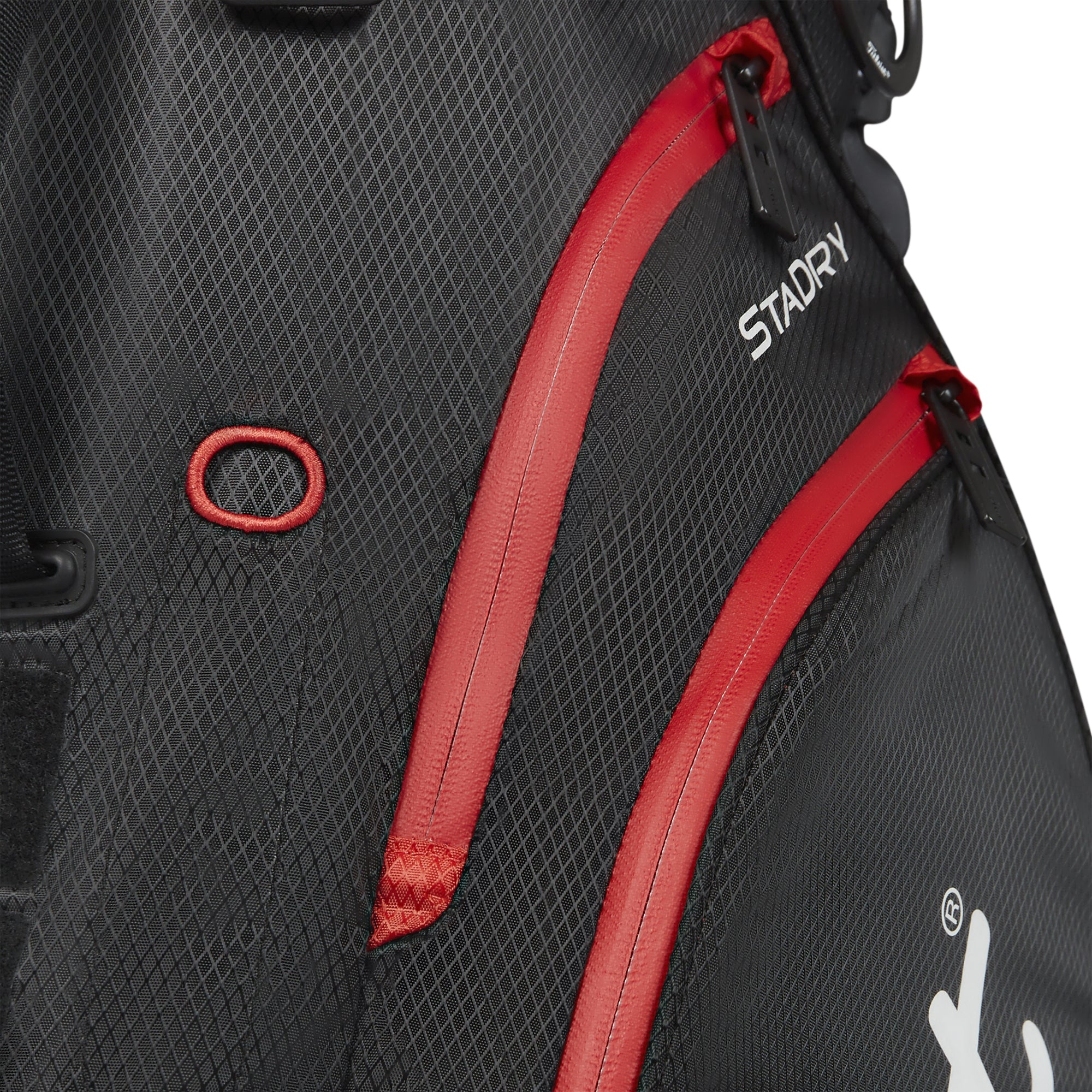 Titleist Players 4 StaDry Stand Golf Bag Black/Black/Red 006