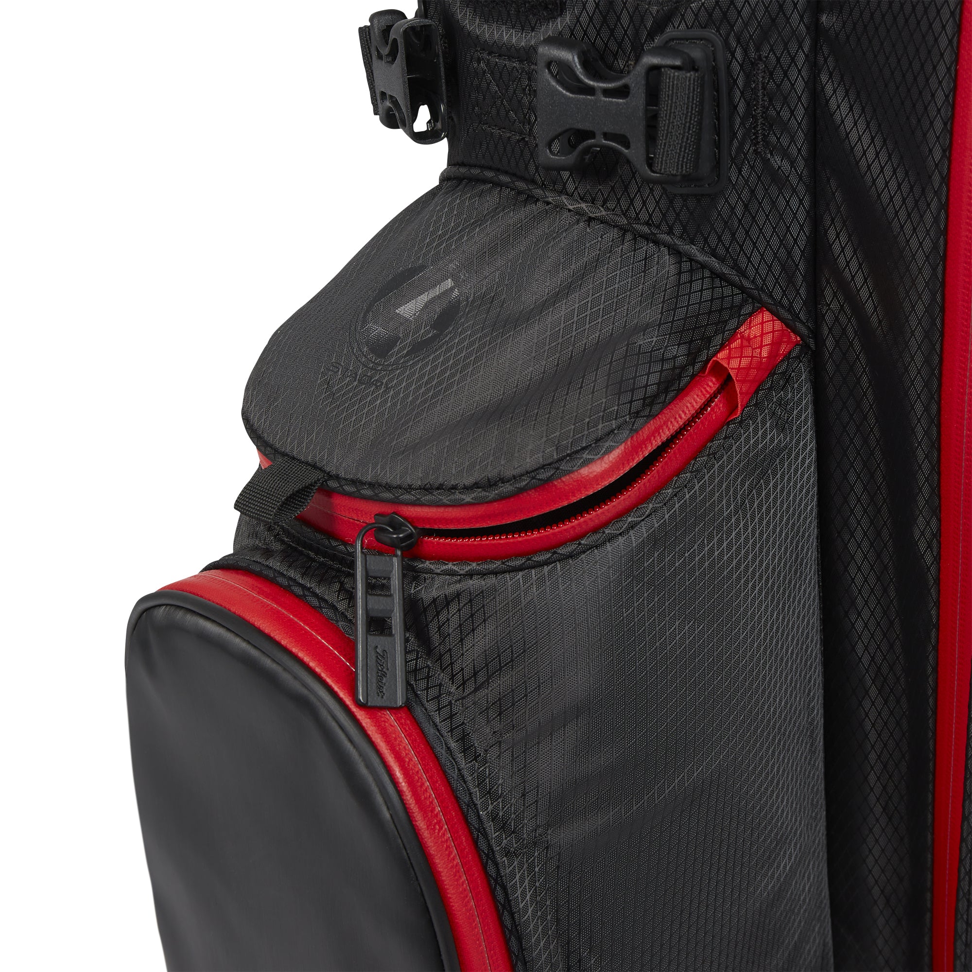 Titleist Players 4 StaDry Stand Golf Bag Black/Black/Red 006