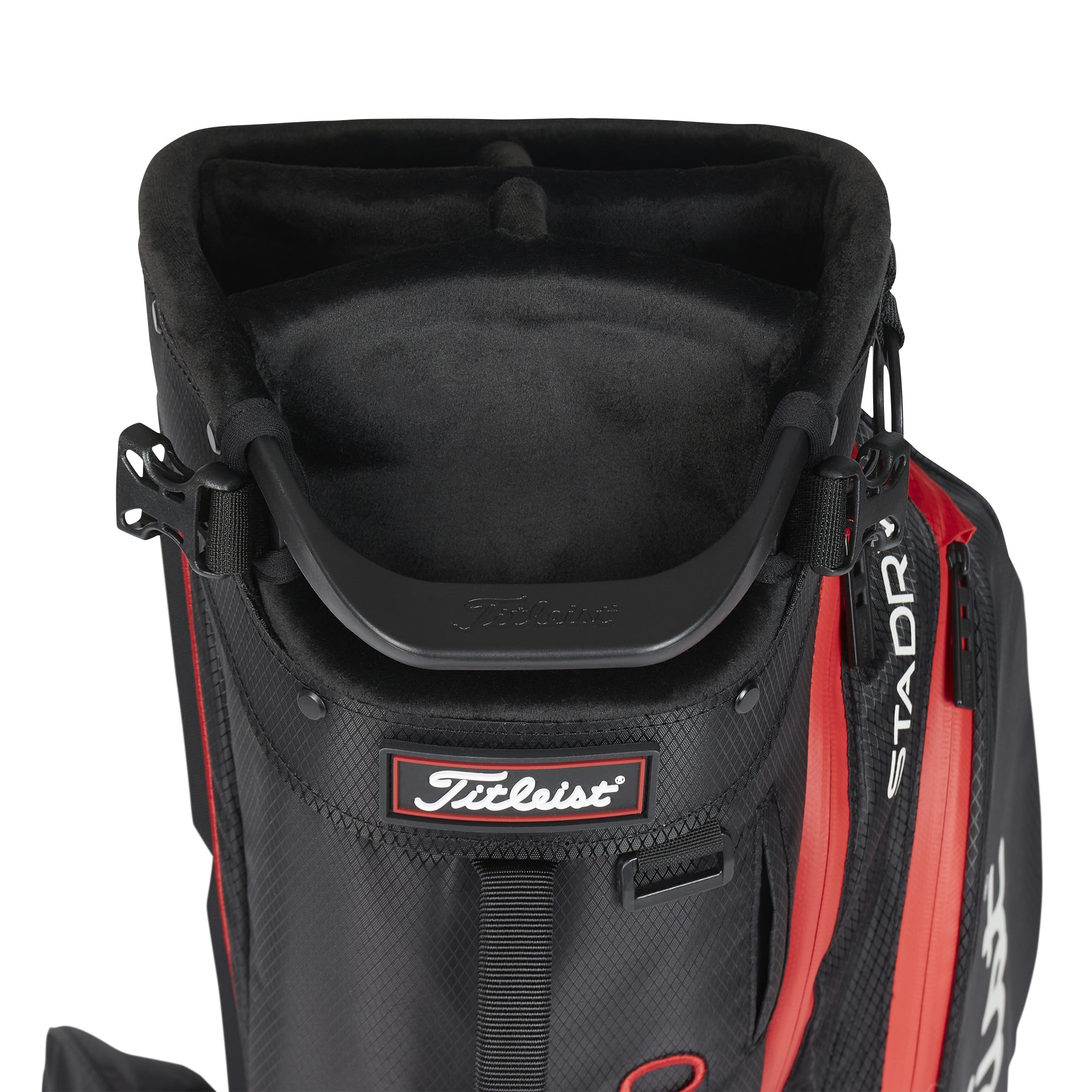 Titleist Players 5 StaDry Stand Golf Bag Black/Black/Red 006