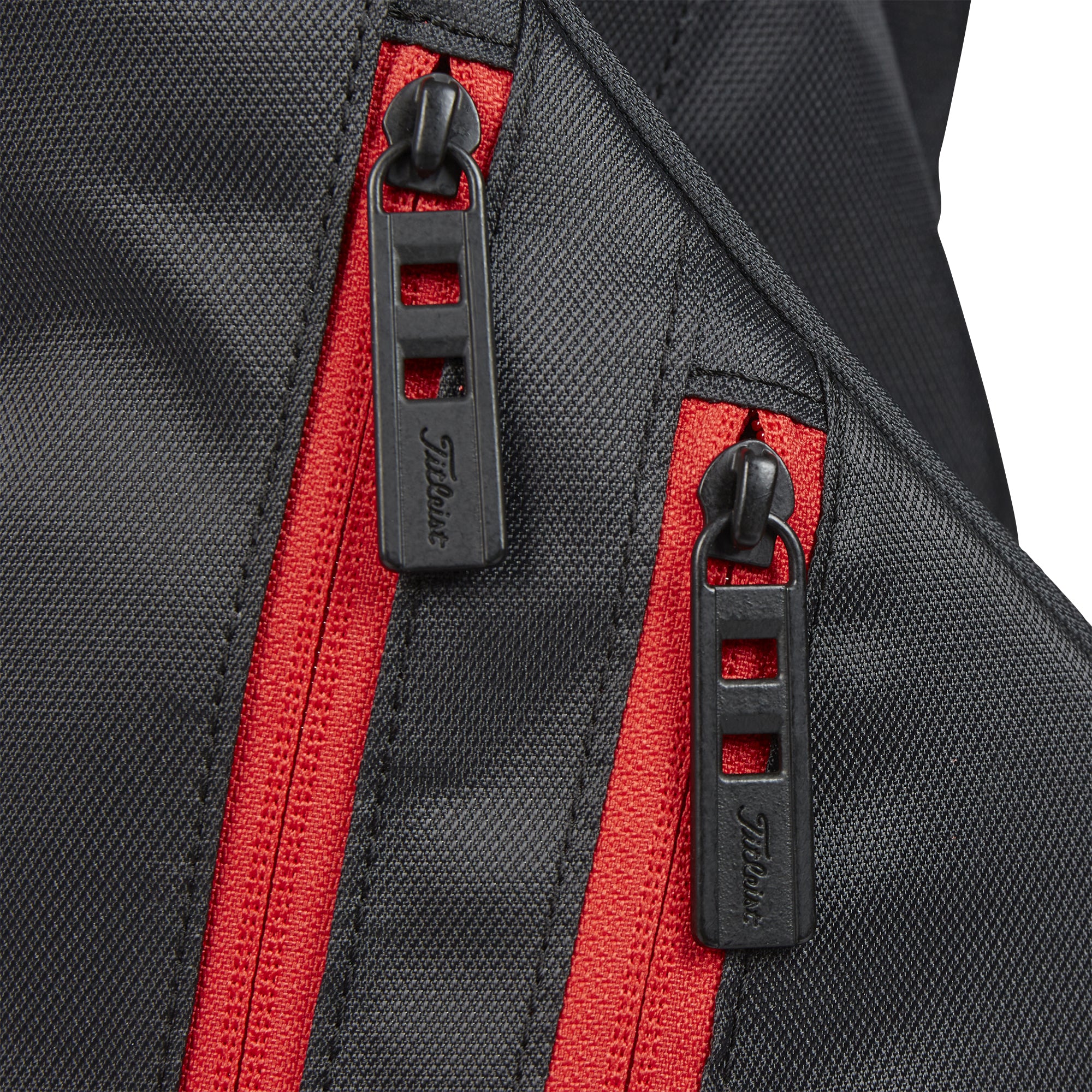 Titleist Premium Carry Golf Bag Black/Black/Red 006