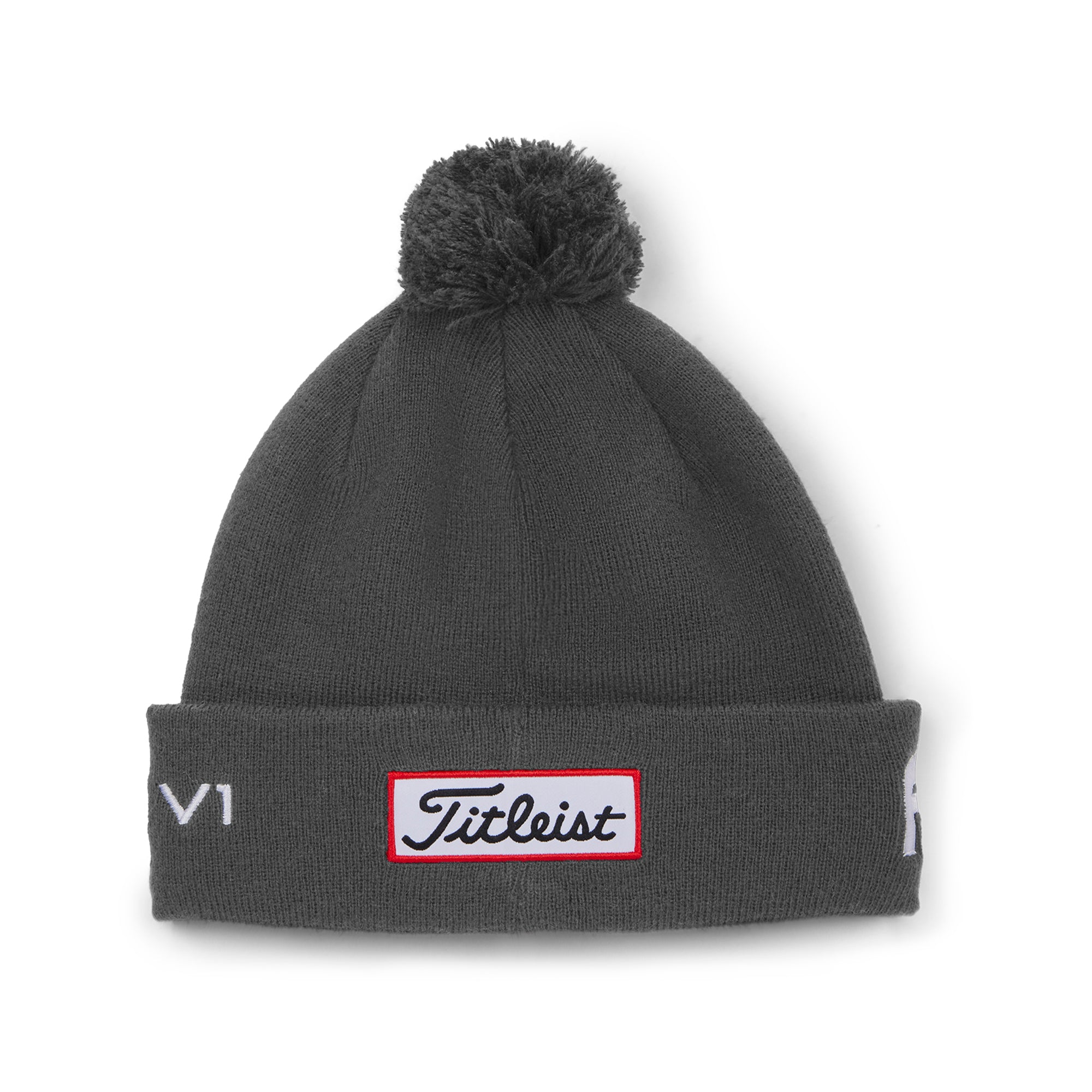 Titleist Tour Pom Pom Beanie Charcoal/White 0C1