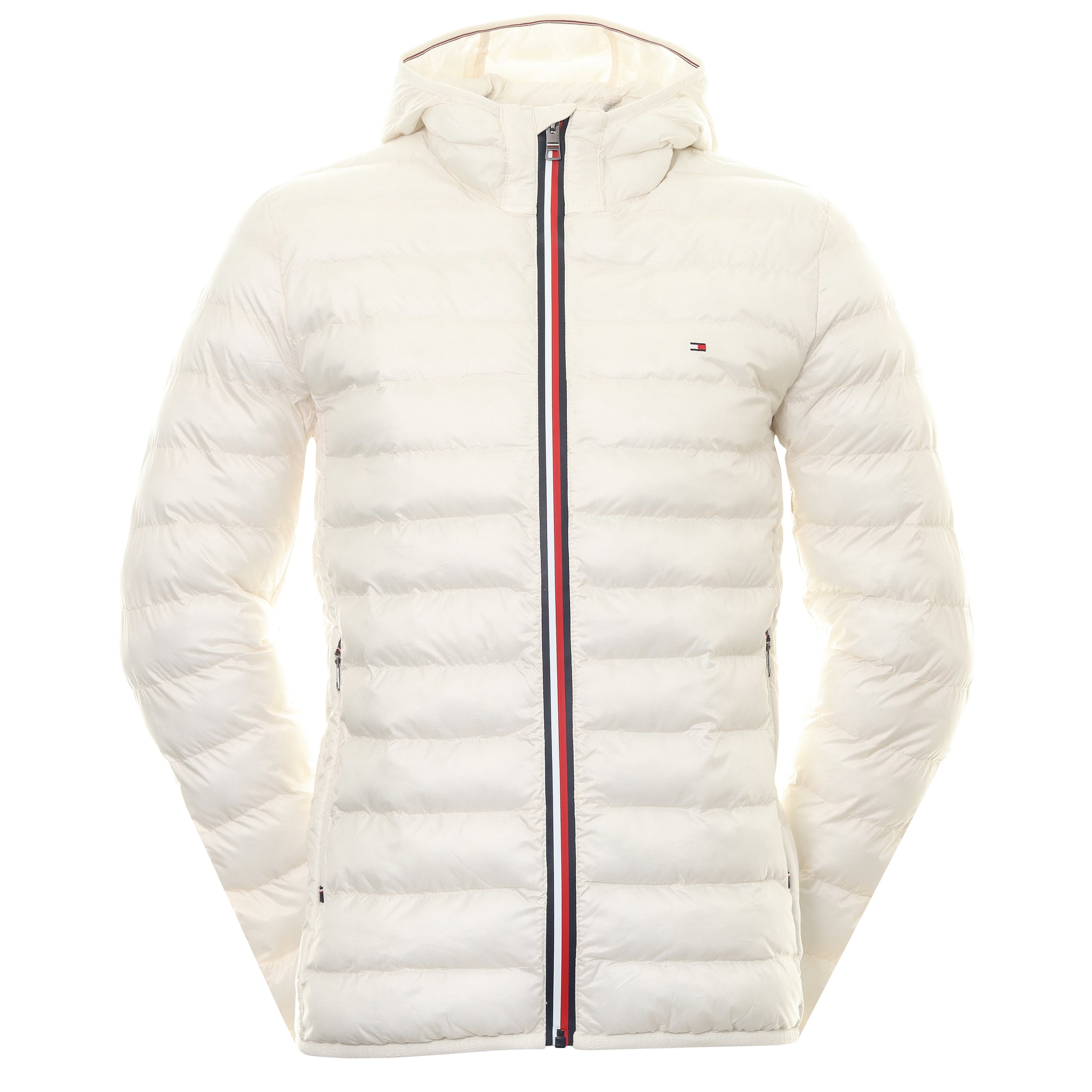 Tommy Hilfiger Packable Hooded Jacket MW0MW25243 Ivory YBI Function18