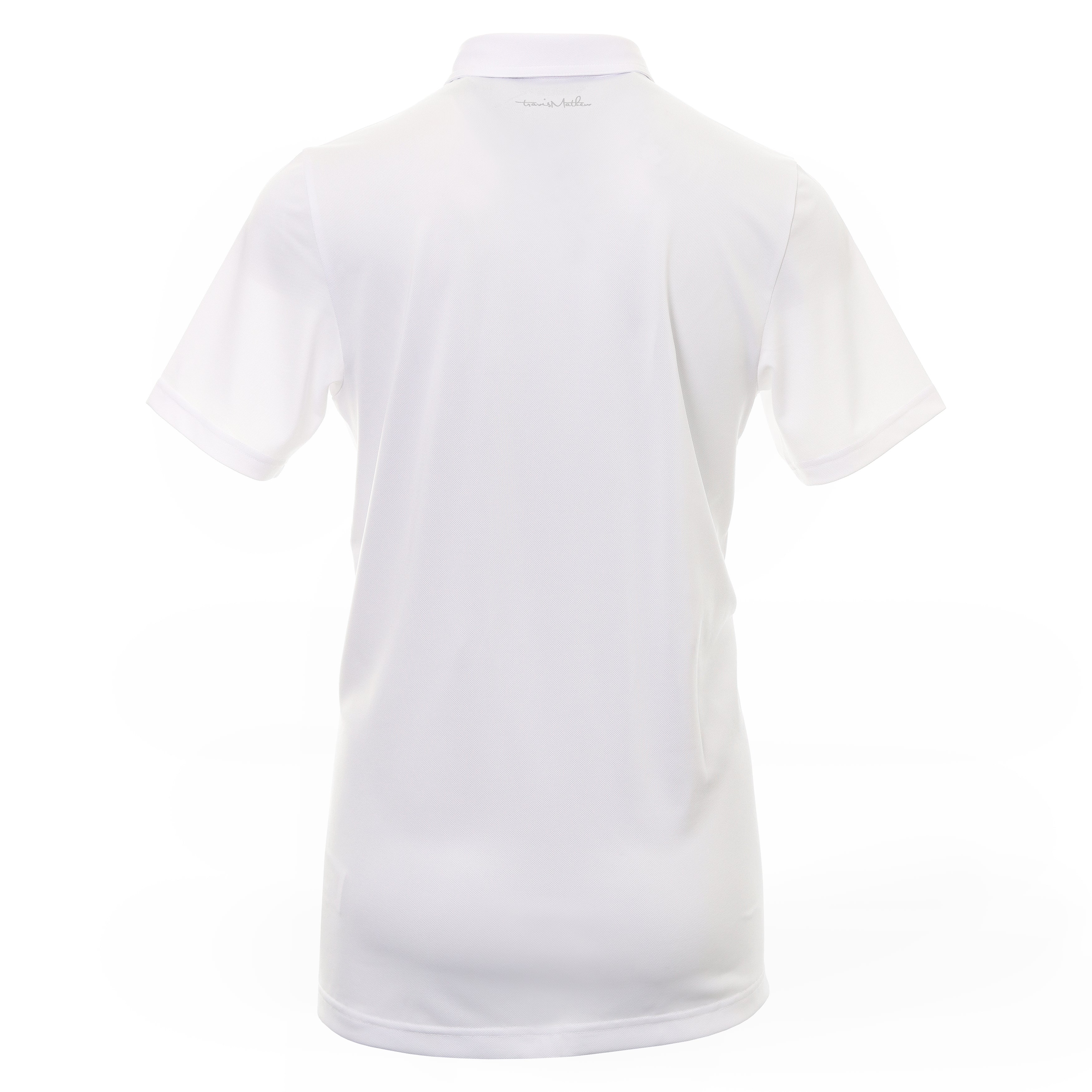 TravisMathew Los Cabos Polo Shirt 1MY132 White & Function18 | Restrictedgs