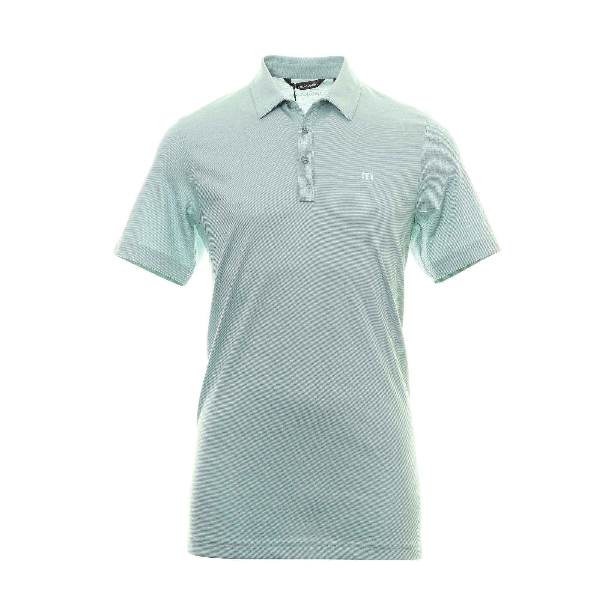 TravisMathew Zinna Polo Shirt Heather Beryl Green