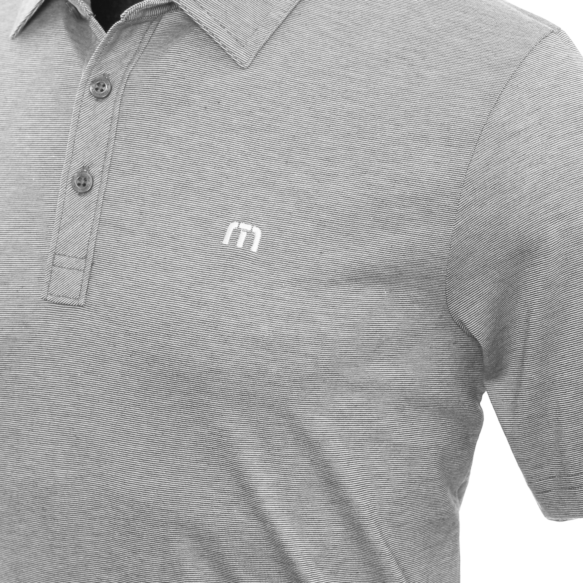 TravisMathew Zinna Polo Shirt Heather Grey