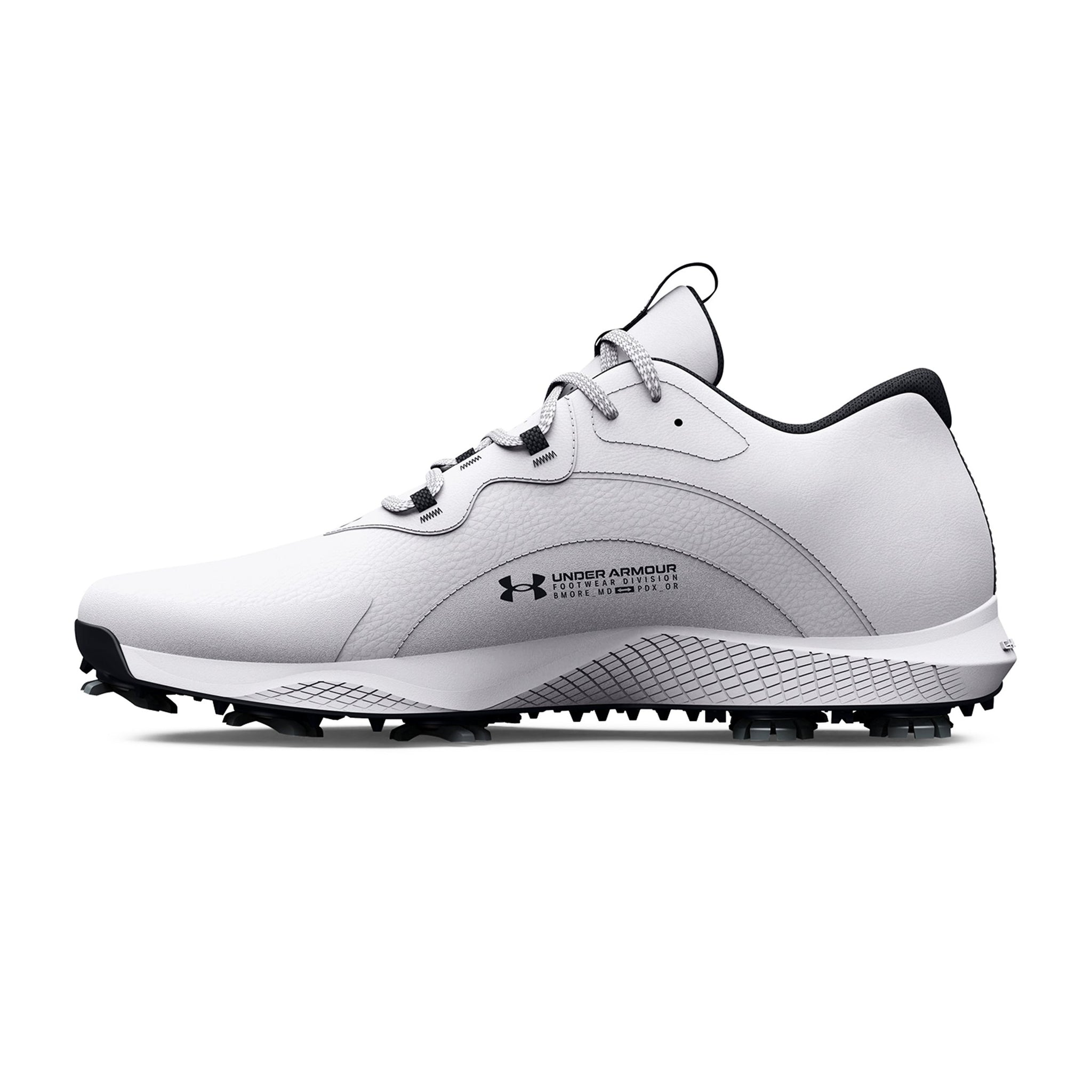 Under Armour Charged Draw 2 E Golf Shoes White 100