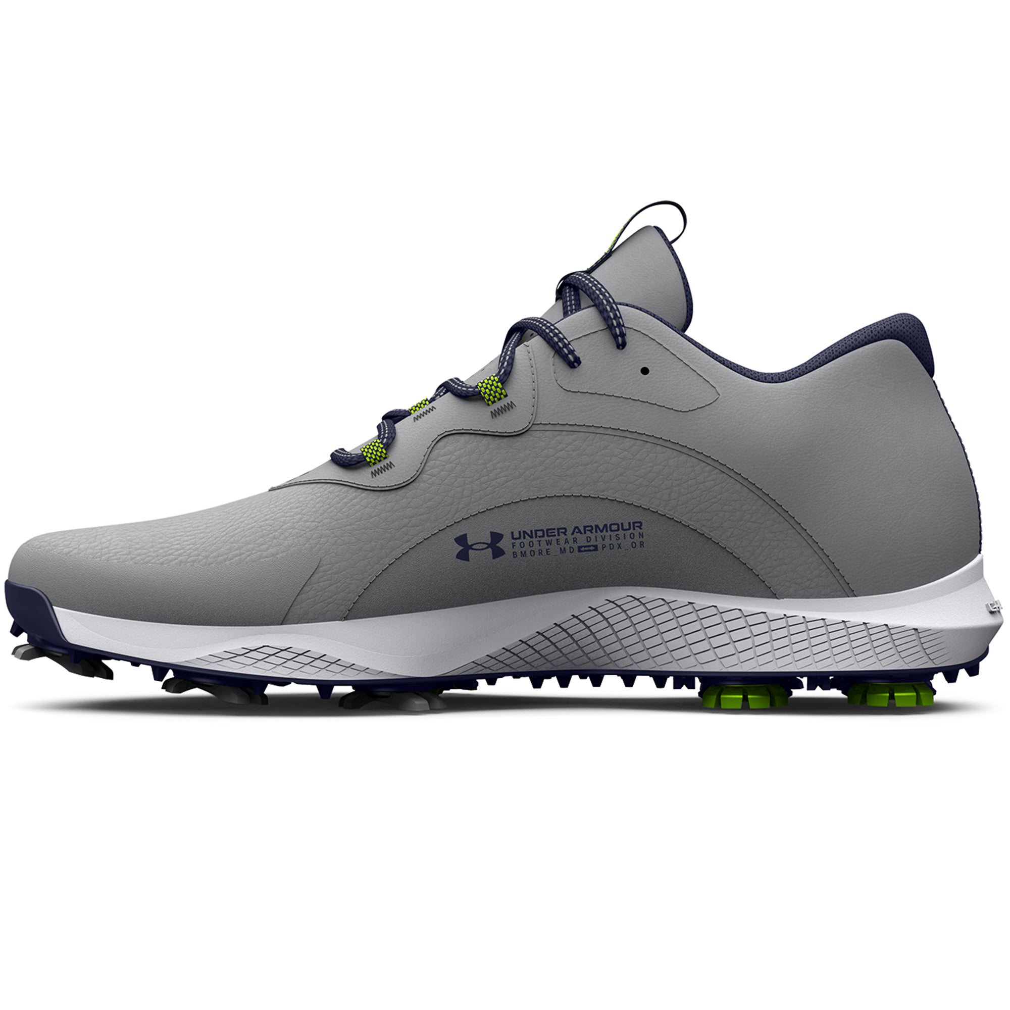Under Armour Charged Draw 2 E Golf Shoes 3026401 Mod Grey 101 & Function18 Under Armour Charged Draw 2 E Golf Shoes 3026401 Mod Grey 101 & Function18
